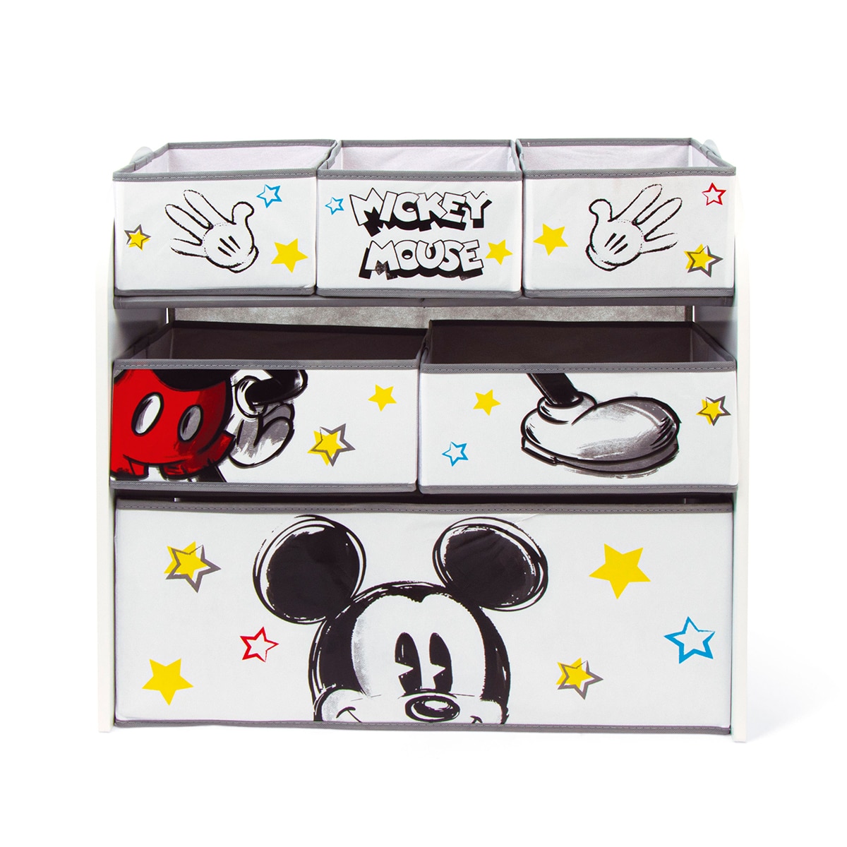 Imagen 0 de Organizador 6cubetas madera mickey classic