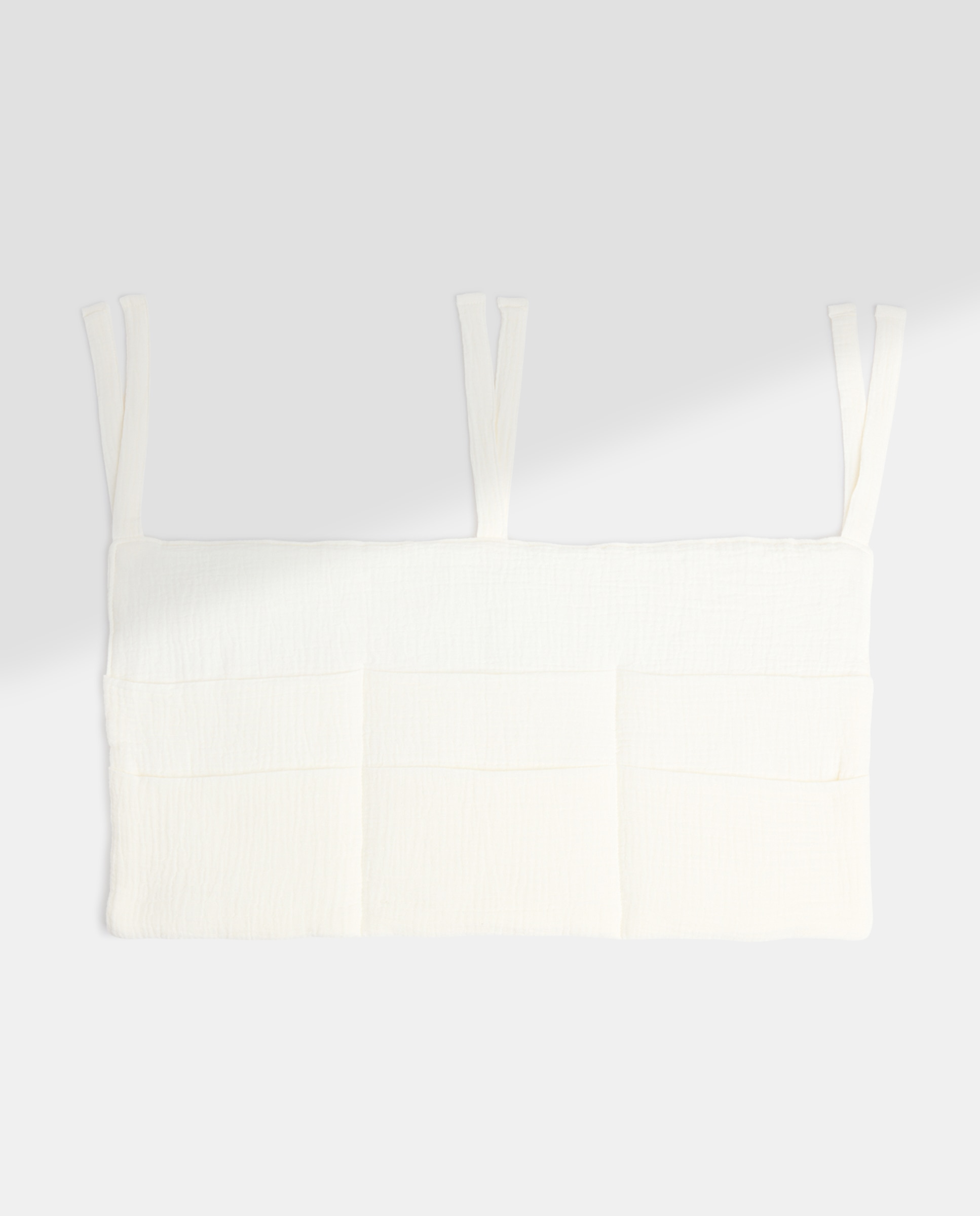 Organizador de cuna liso Beige-2