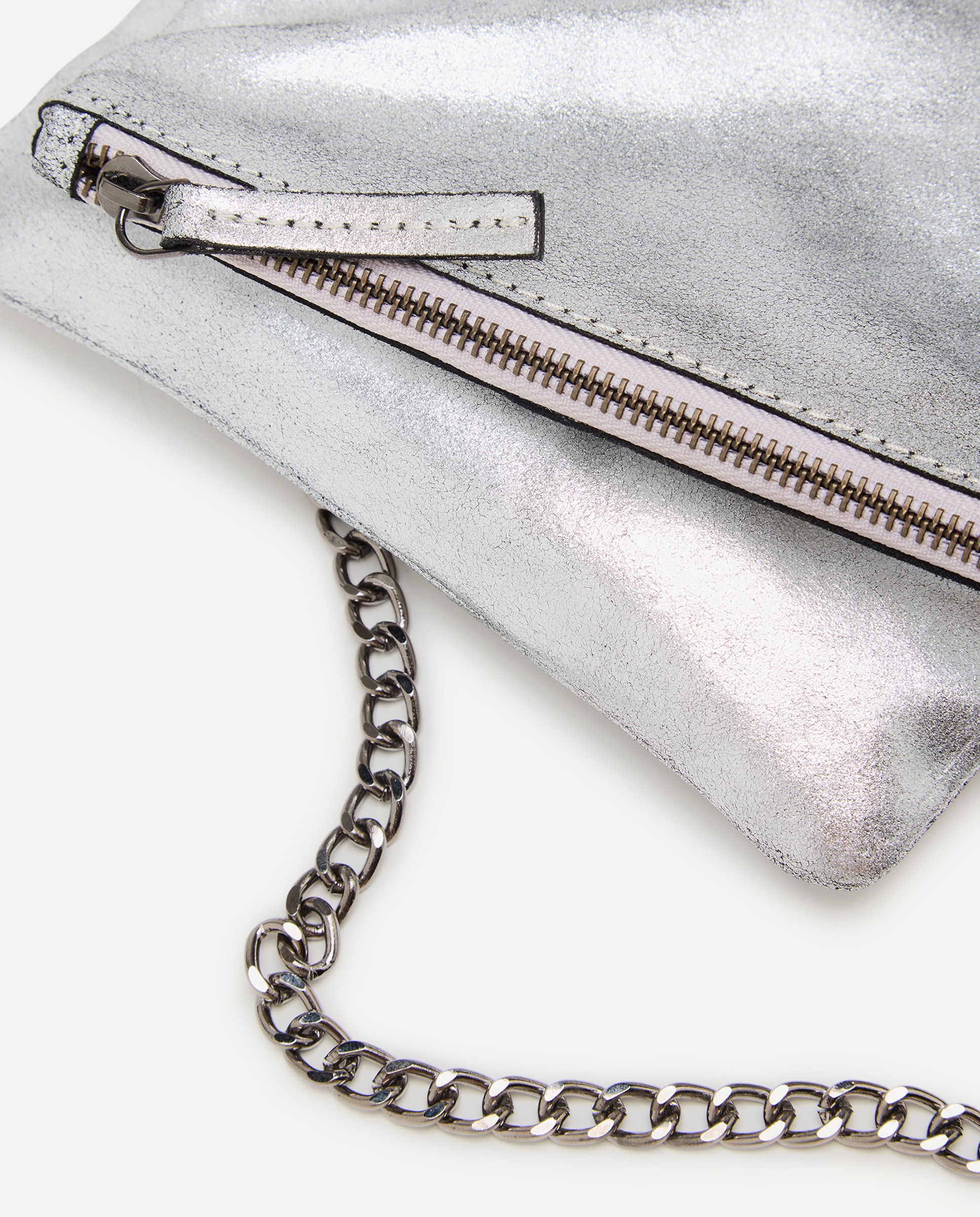 Bolso plateado con cadeneta - Coconut El Corte Inglés - Plata vieja Plata vieja-4