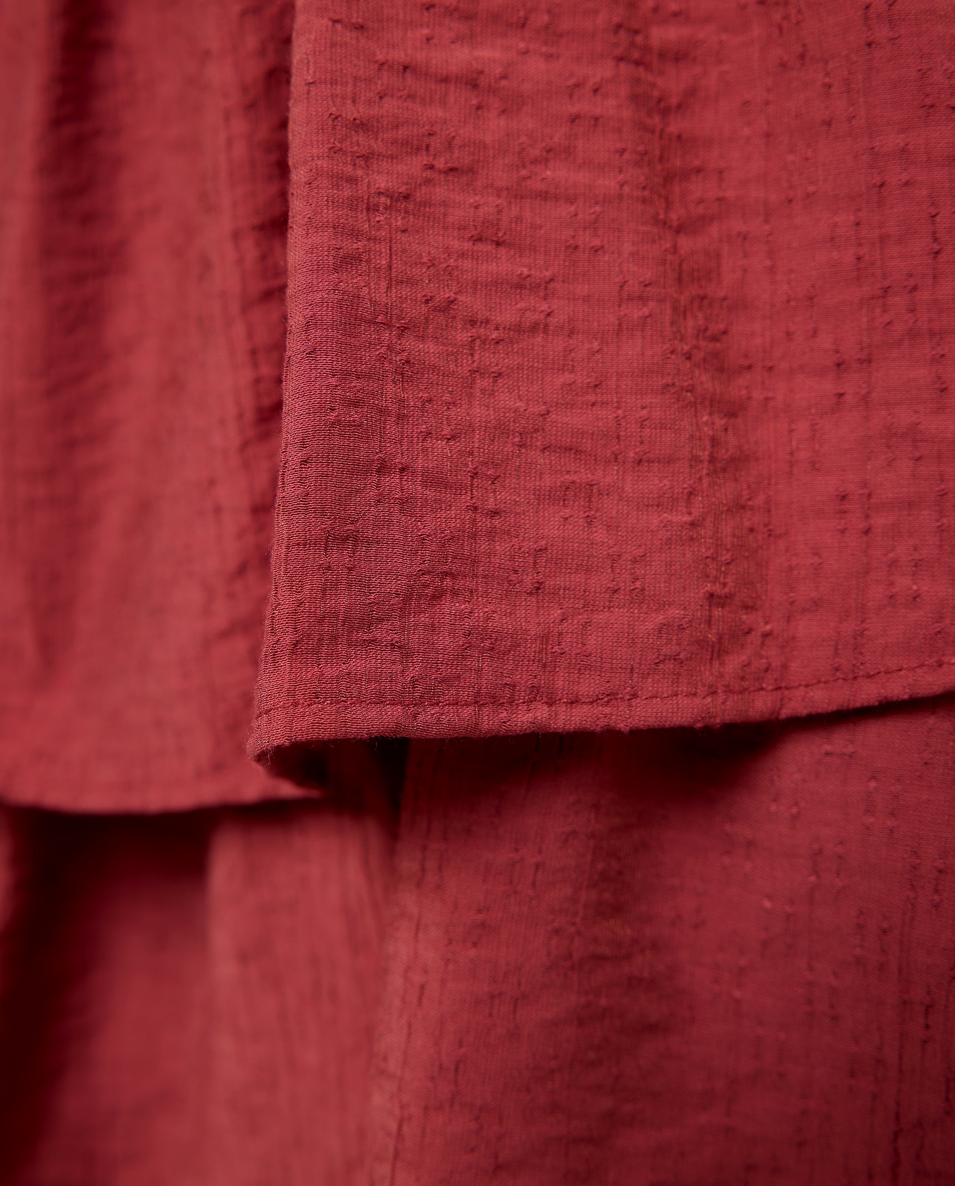 Top de Capas Fluído com Jacquard Coconut El Corte Inglés Bordeaux-5