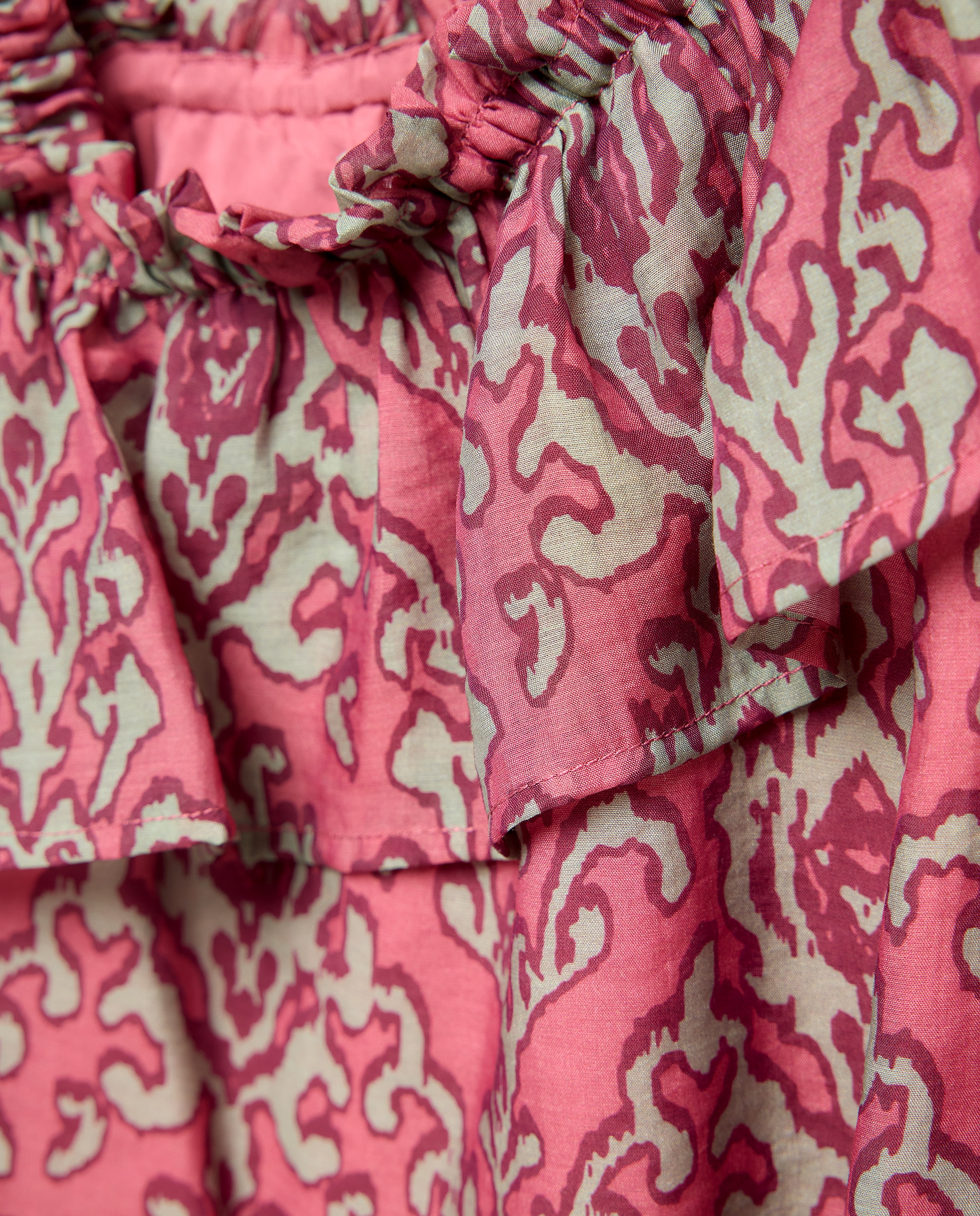 Top Assimétrico de Tencel com All Over Print Ikat Coconut El Corte Inglés Verde-5