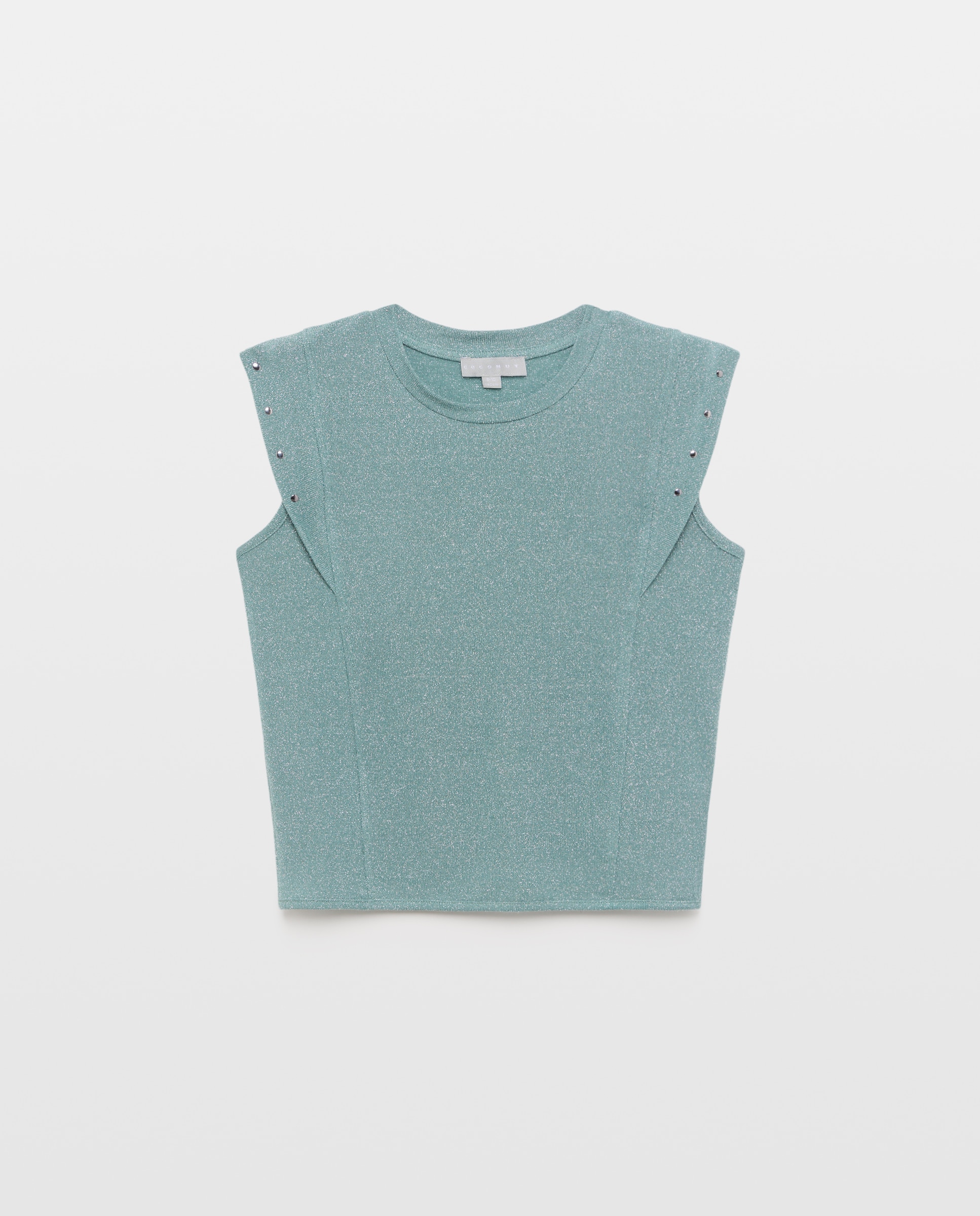 T-shirt de Fio Metalizado com Adorno de Tachas Coconut El Corte Inglés Sabão-5