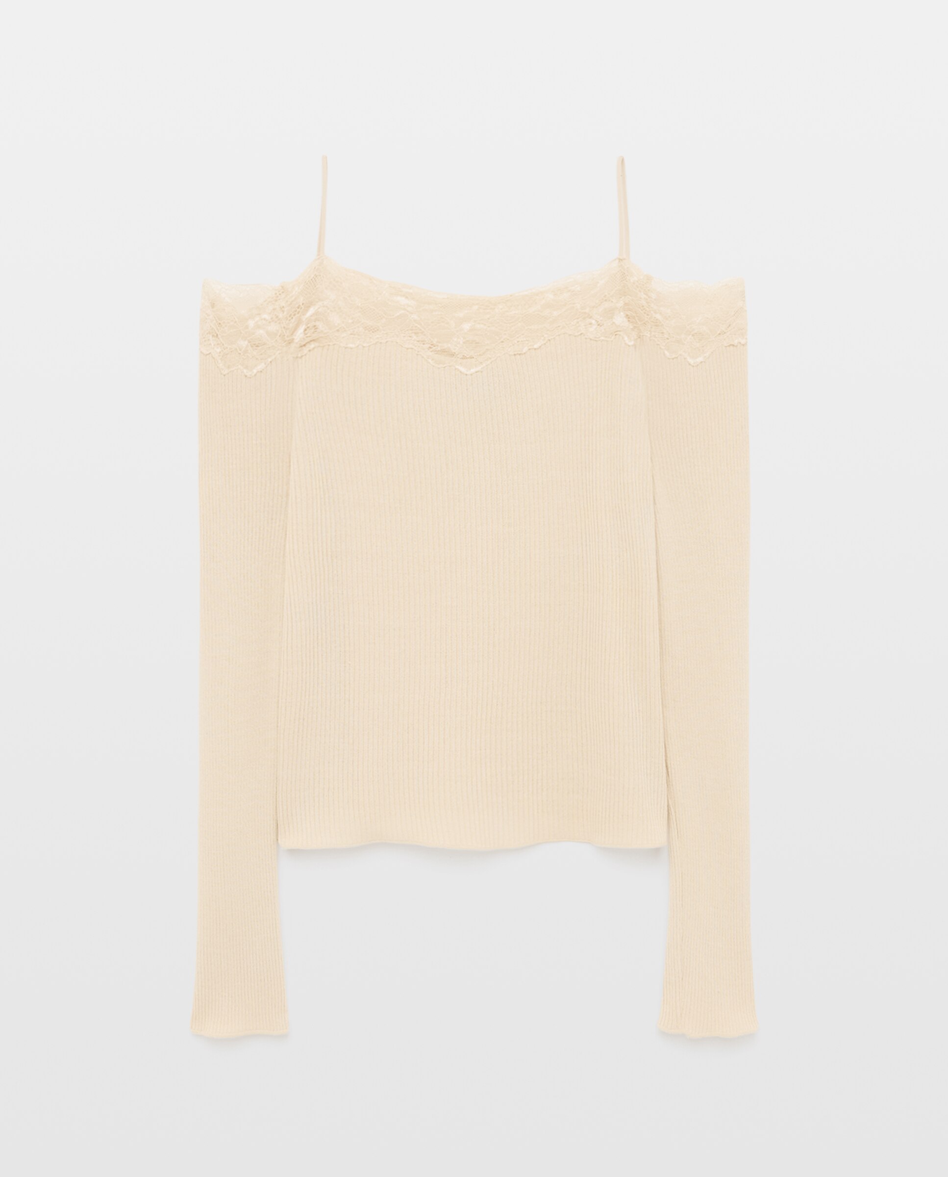 Camiseta de niña básica hombro destapado - Coconut El Corte Inglés - Blanco roto Blanco roto-4