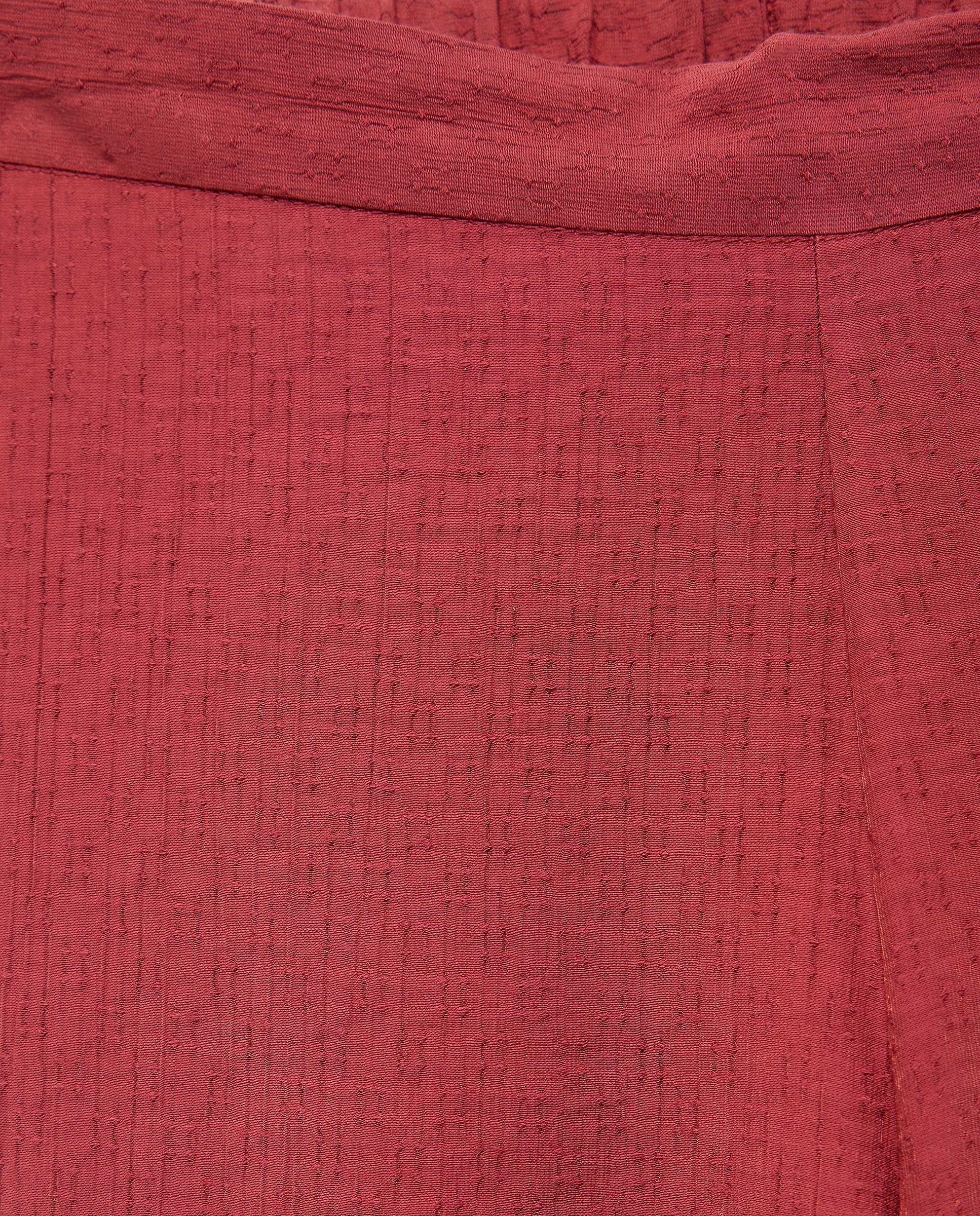 Calças Fluidas com Jacquard Coconut El Corte Inglés Bordeaux-5