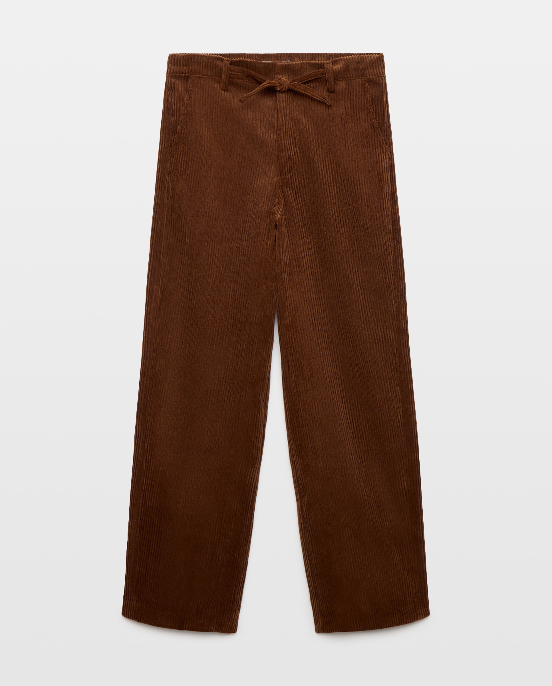 Pantalón jogger de pana gruesa fluída de niña - Coconut El Corte Inglés - Marrón Marrón-4