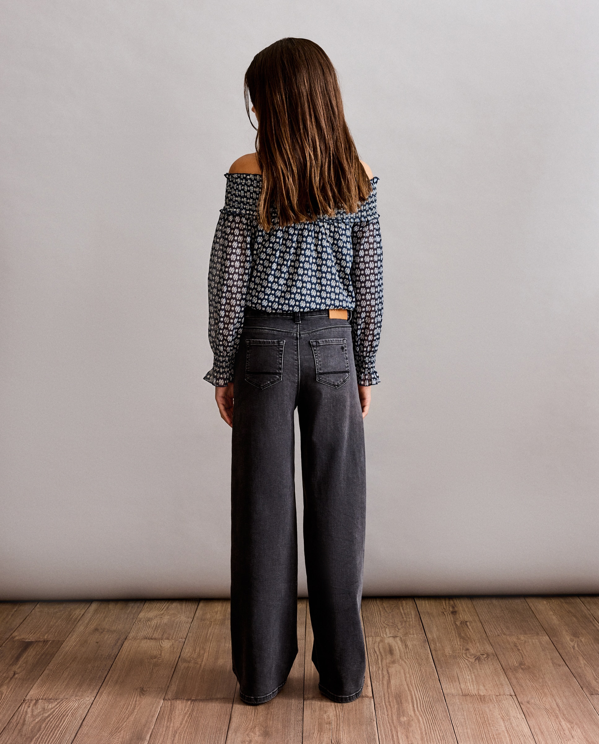 Vaquero de niña con adorno de tachas - Coconut El Corte Inglés - 830 Antracita 830 Antracita-3