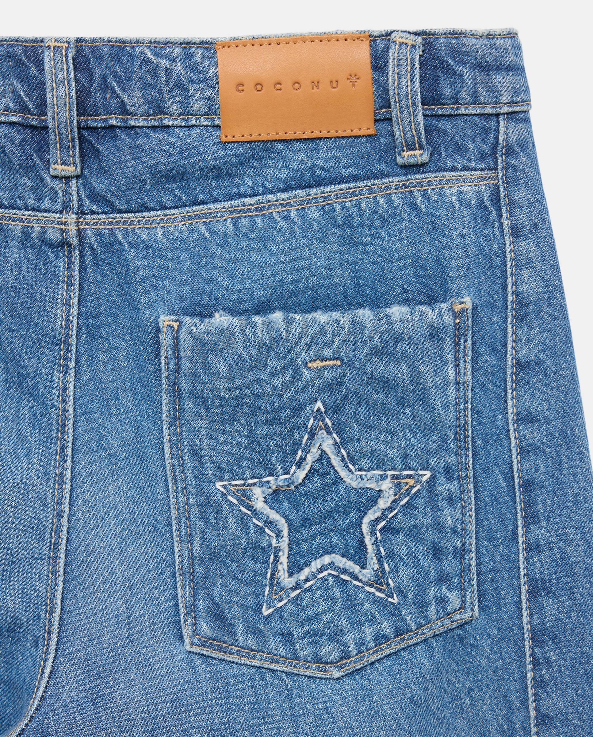 Imagen 6 de Vaquero de niña con costura adelantada y patchwork - Coconut El Corte Inglés - Azul pálido Azul pálido