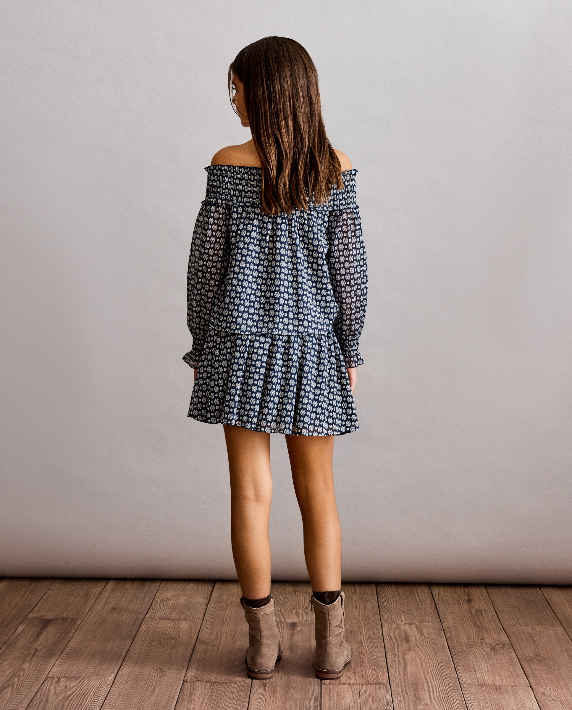 Falda cabecilla con estampado de niña - Coconut El Corte Inglés - Azul Azul-3