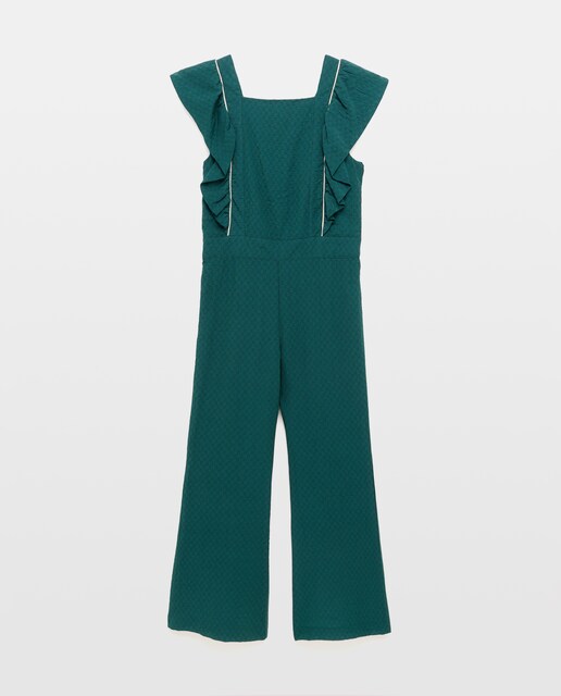 Imagem 0 de Macacão Fluído sem Mangas e com Folhos