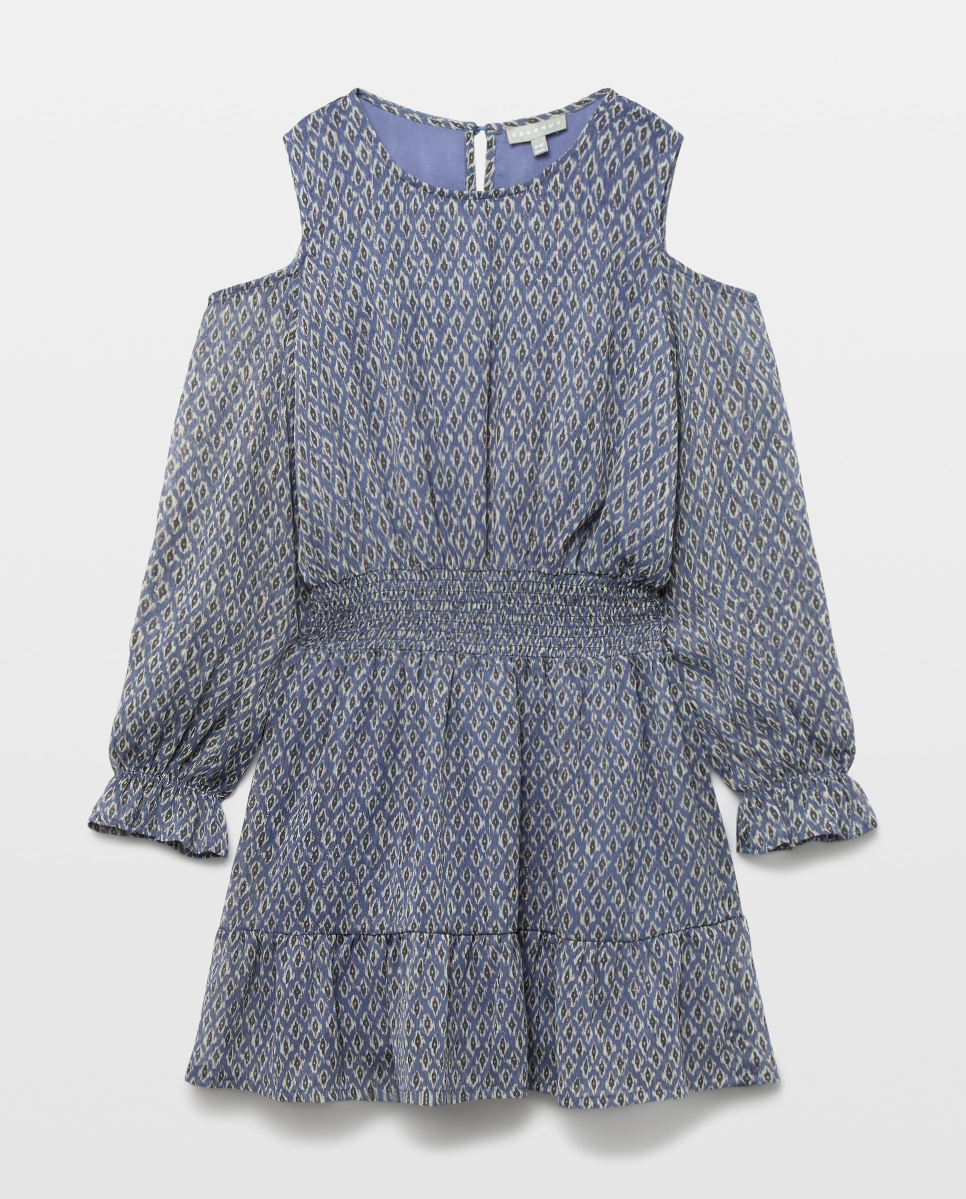 Imagem 0 de Vestido Cut Out com Manga Comprida e Estampado