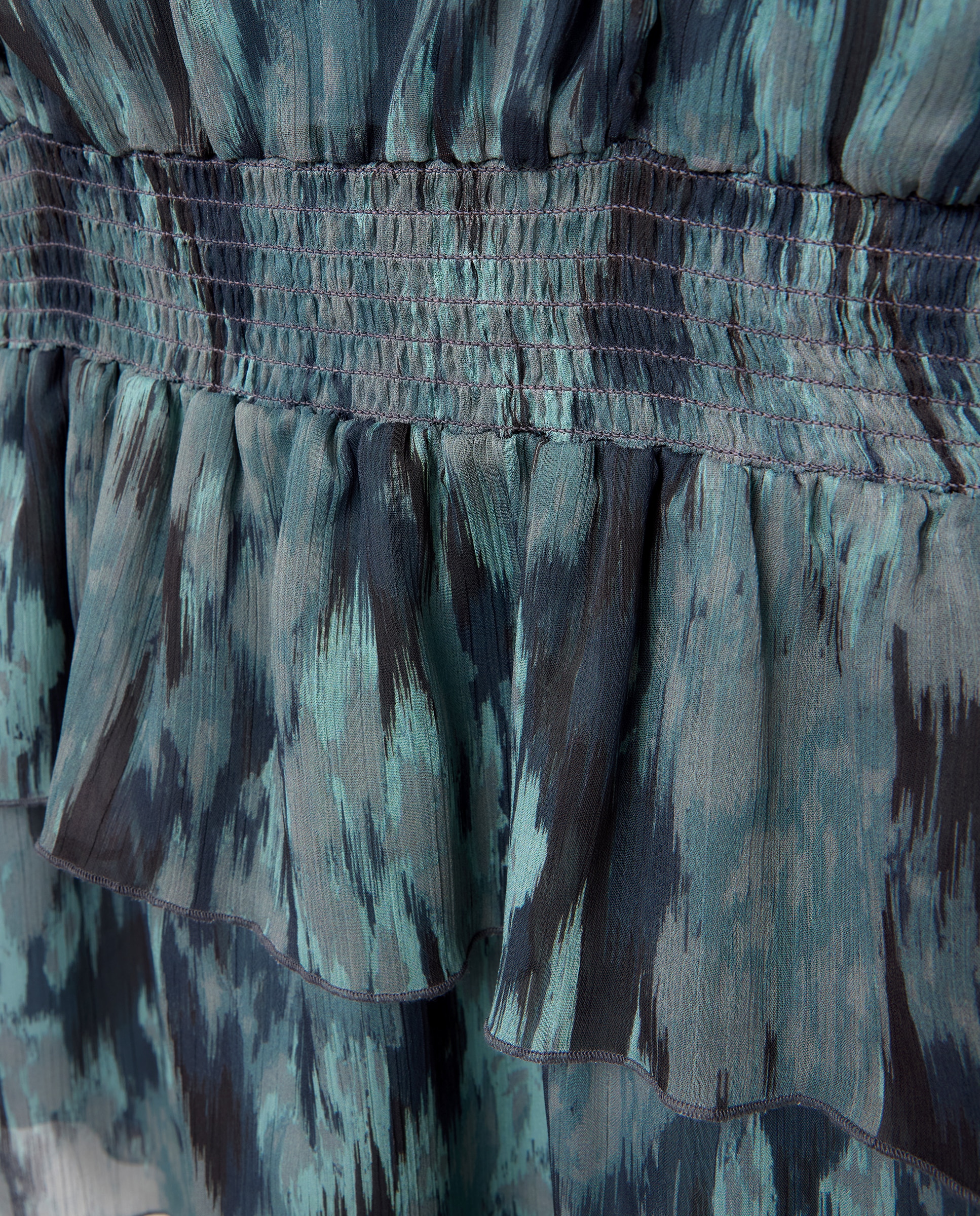 Vestido con volantes y motivo de acuarela de niña - Coconut El Corte Inglés - Azul Azul-2