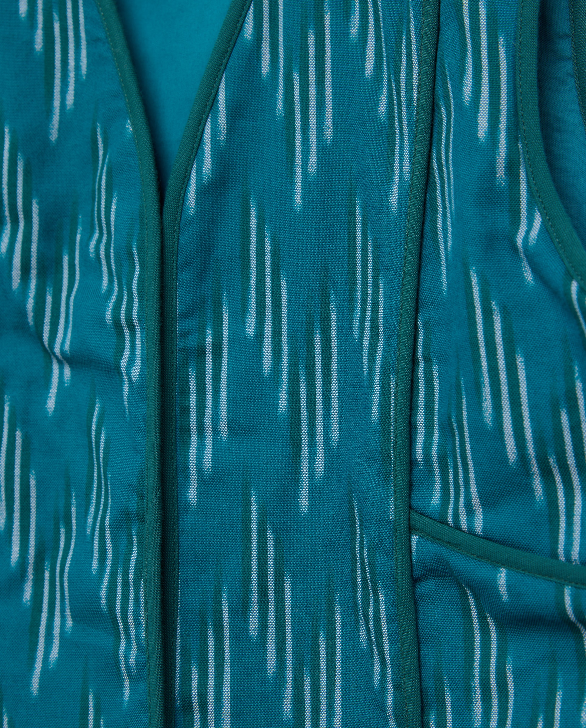 Colete com Estampado Azul-5