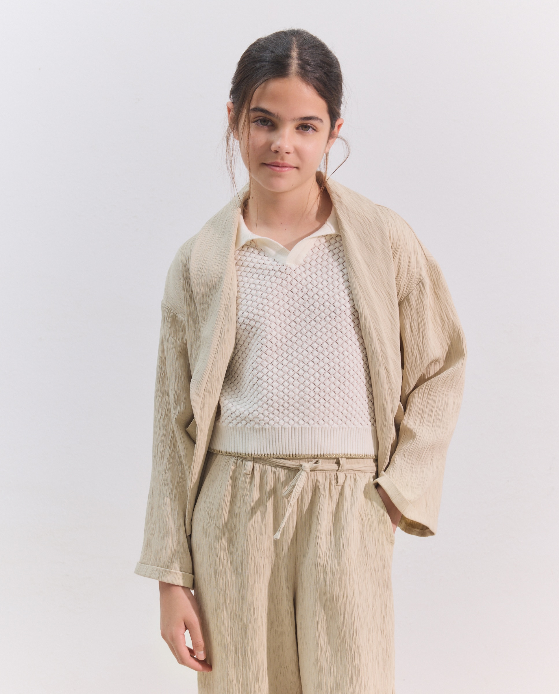 Imagem 0 de Casaco Fluído Enrugado