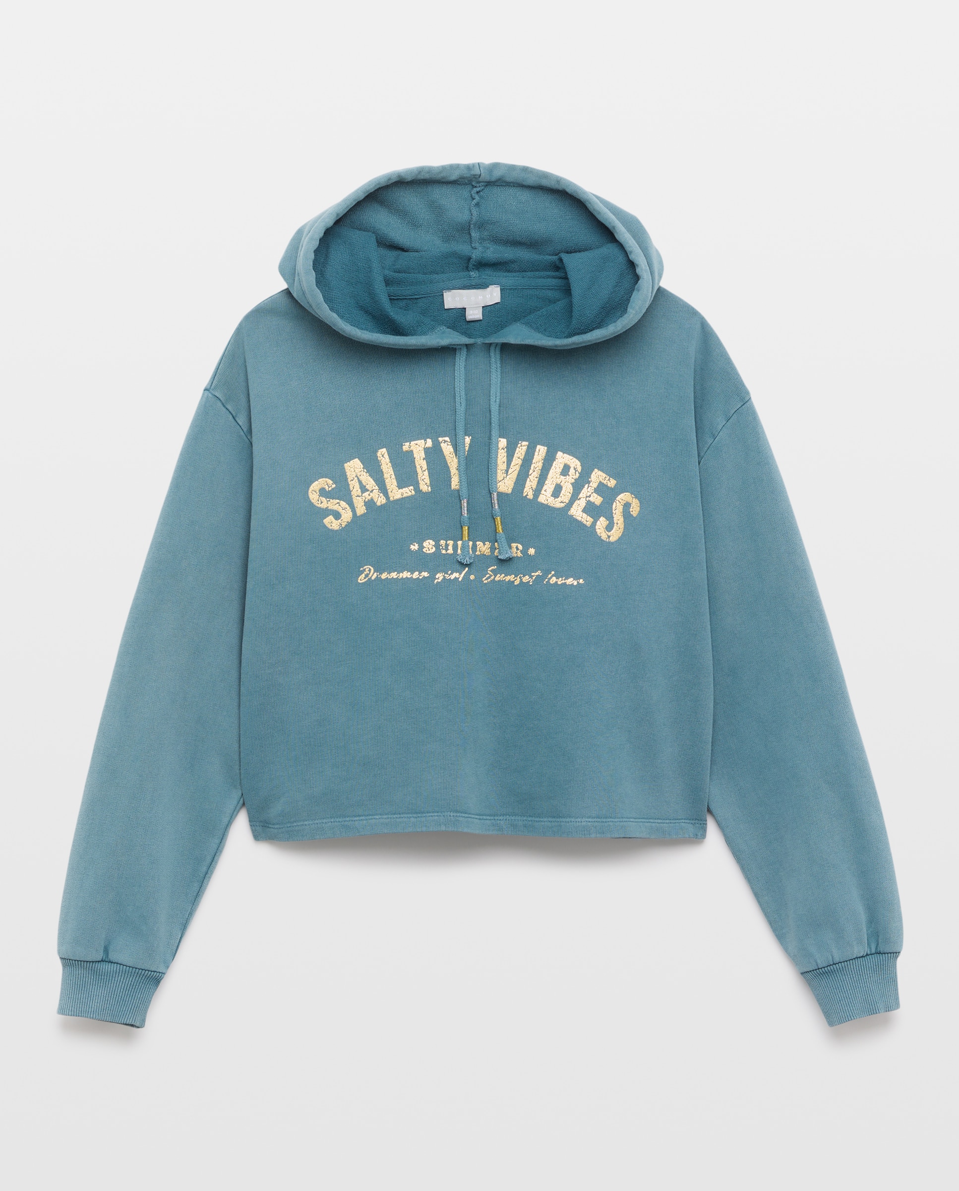 Sweatshirt Cropped com Capuz e Fantasia Esmeralda-5