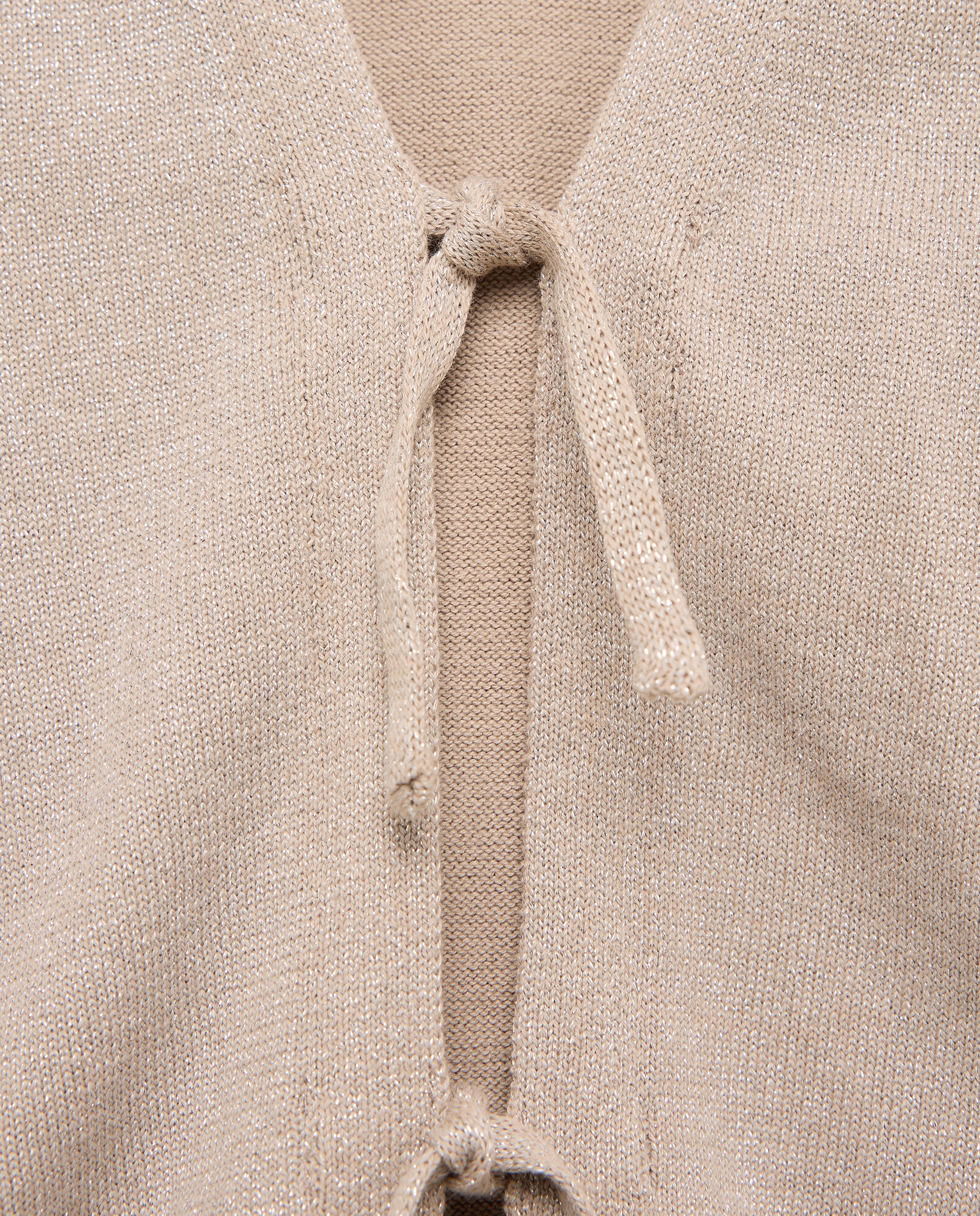 Casaco de Tricot com Laços Coconut El Corte Inglés 390 Ouro-6