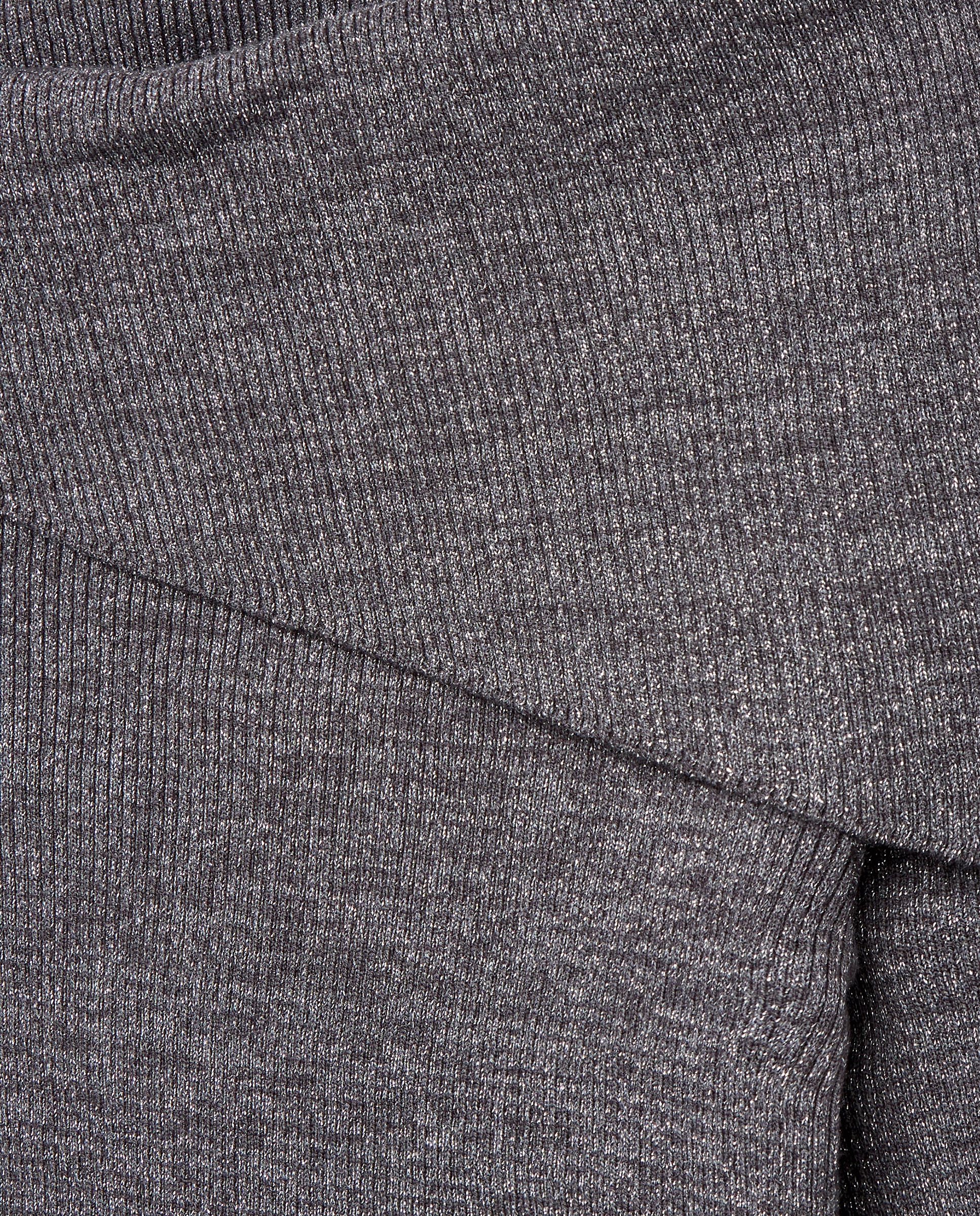 Jersey de canalé asimétrico lurex de niña - Coconut El Corte Inglés - 830 Antracita 830 Antracita-2