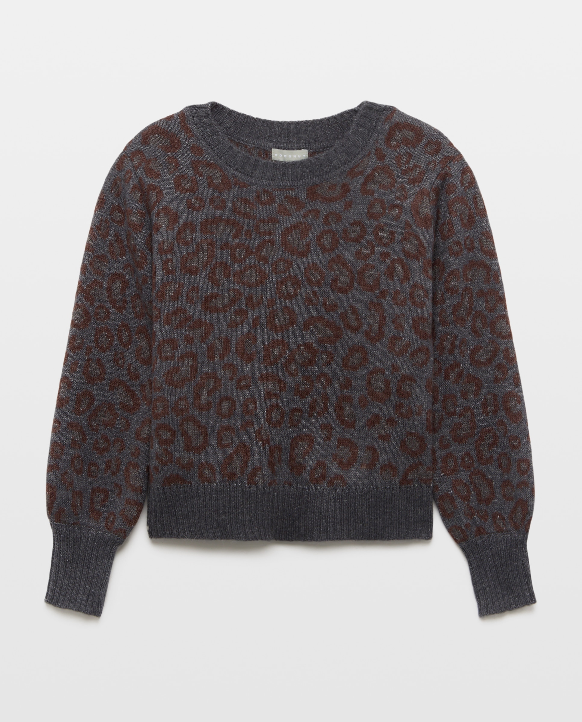 Imagem 0 de Camisola de malha com animal print