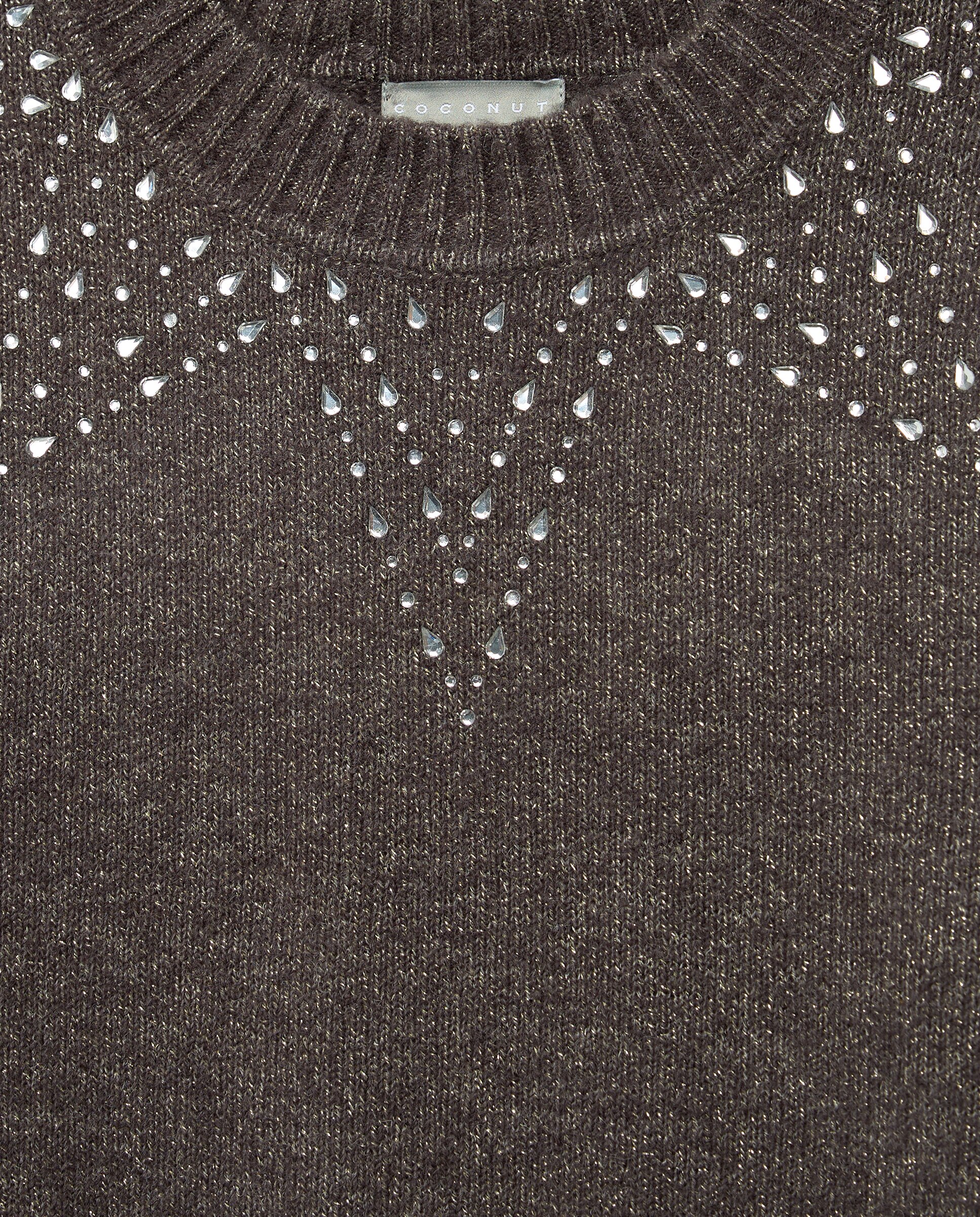 Jersey lúrex con lentejuelas y abalorios de niña - Coconut El Corte Inglés - 830 Antracita 830 Antracita-2