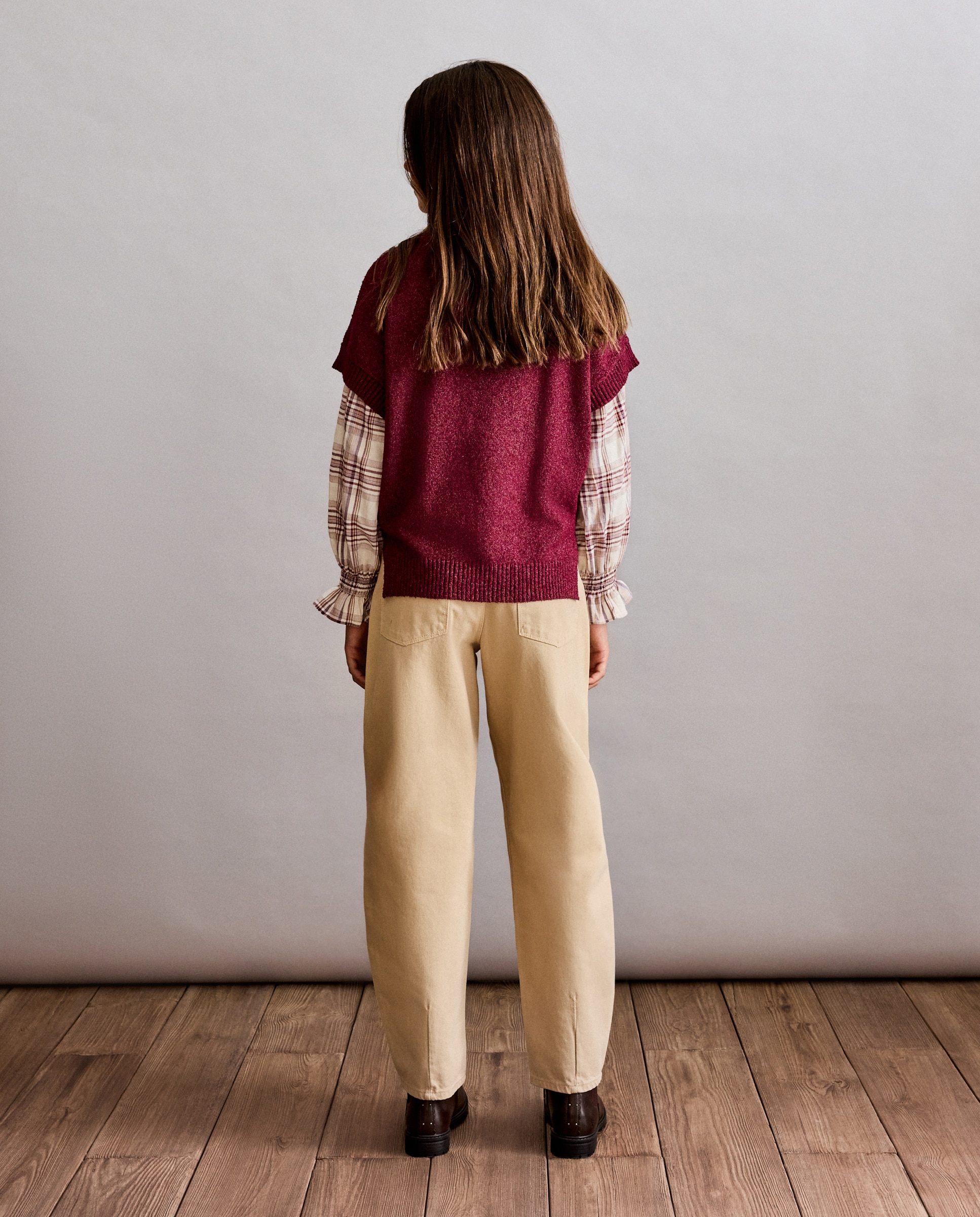 Chaleco punto lurex de niña - Coconut El Corte Inglés - 291 Berenjena 291 Berenjena-3