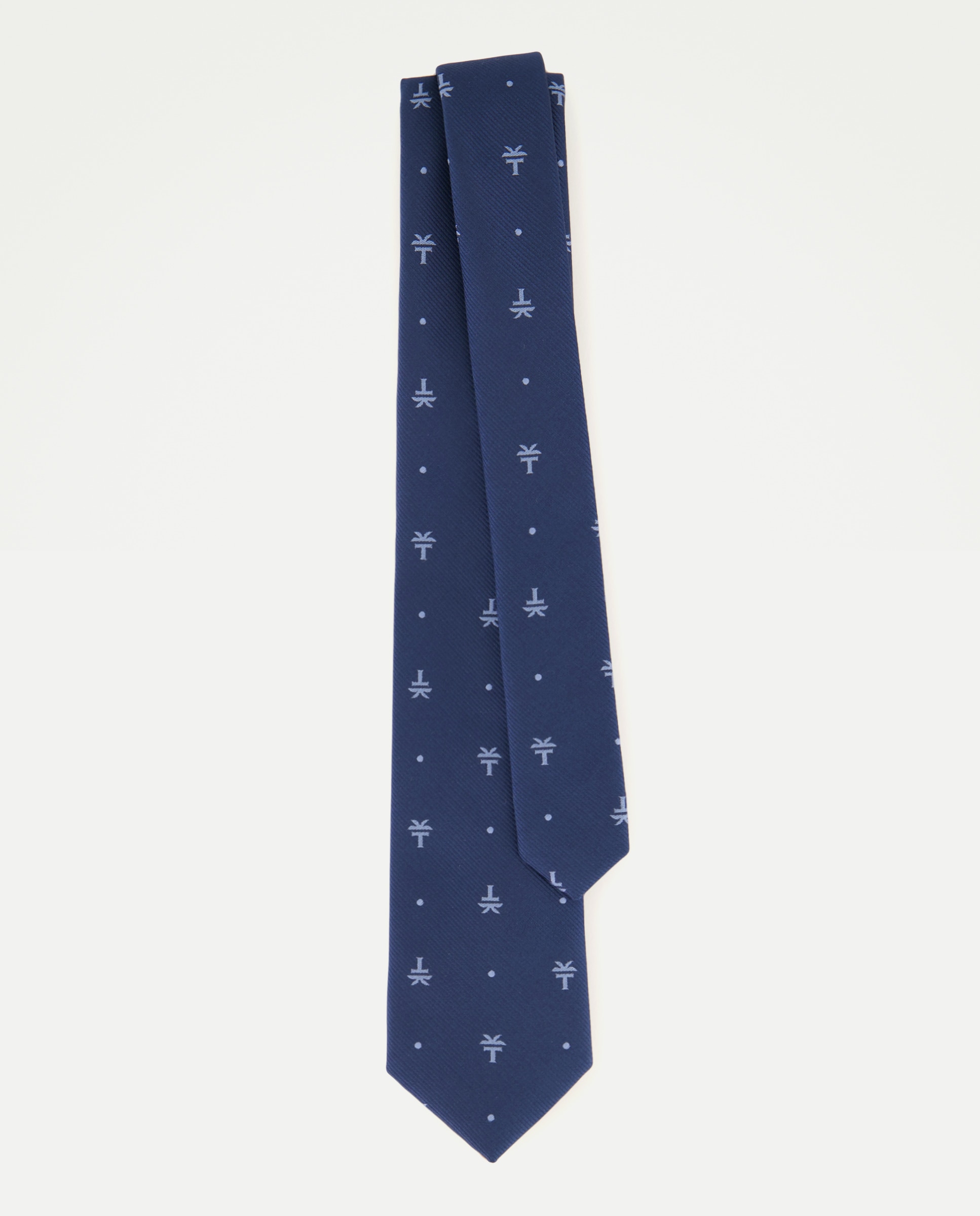 Gravata de Cerimónia com Pala Azul-marinho-2