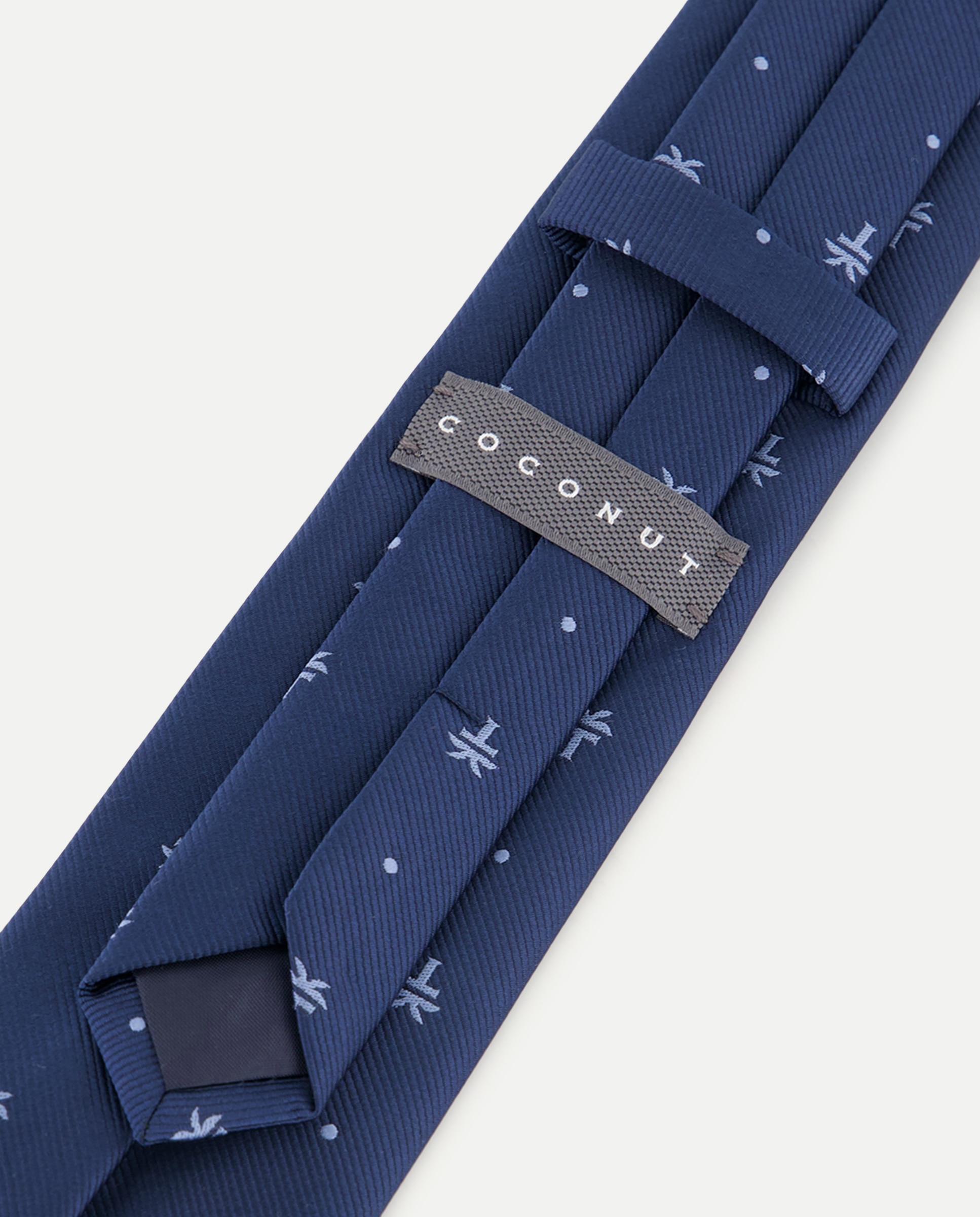 Gravata de Cerimónia com Pala Azul-marinho-3