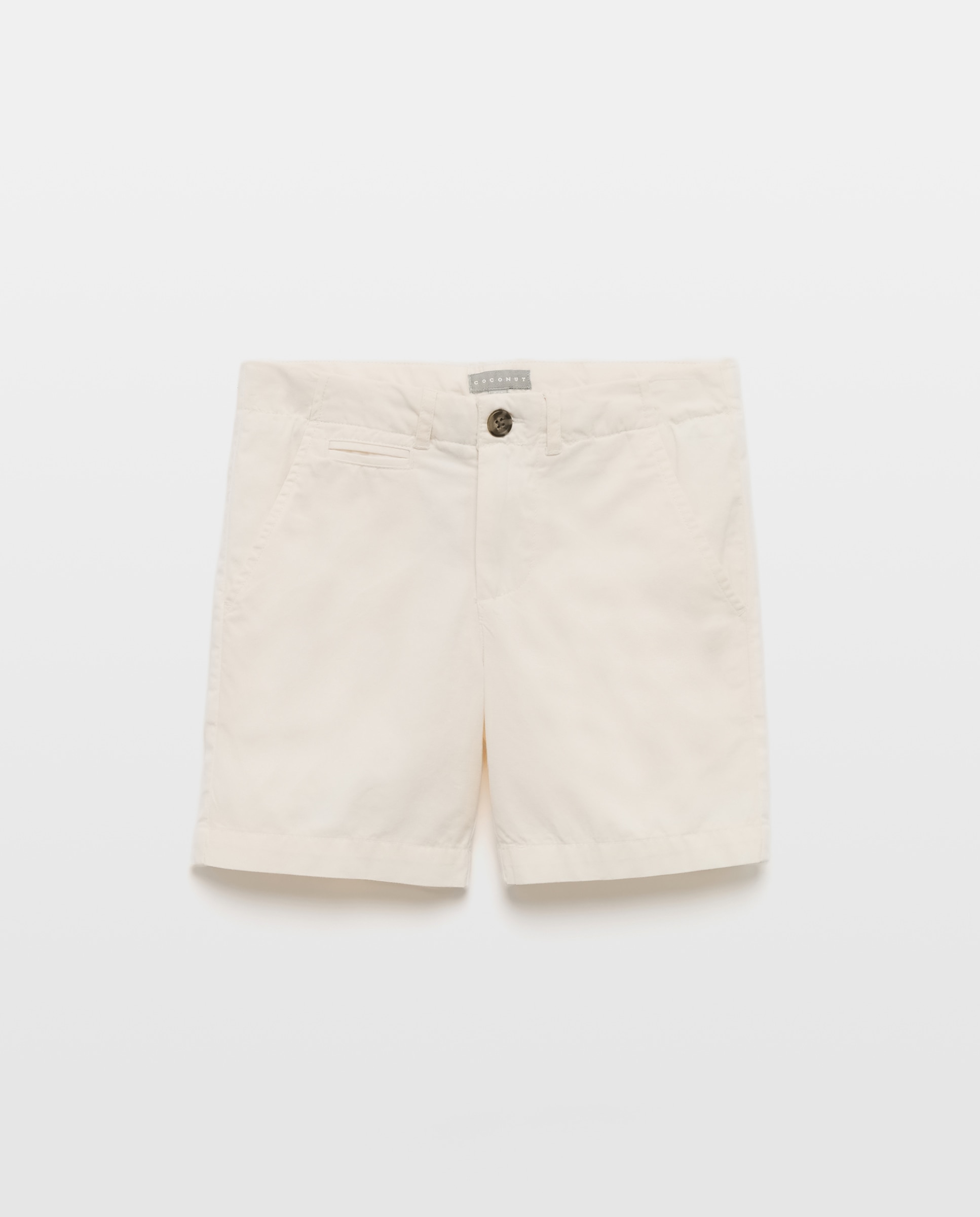 Bermudas Desportivas de Sarja Coconut El Corte Inglés 120 Cru-4