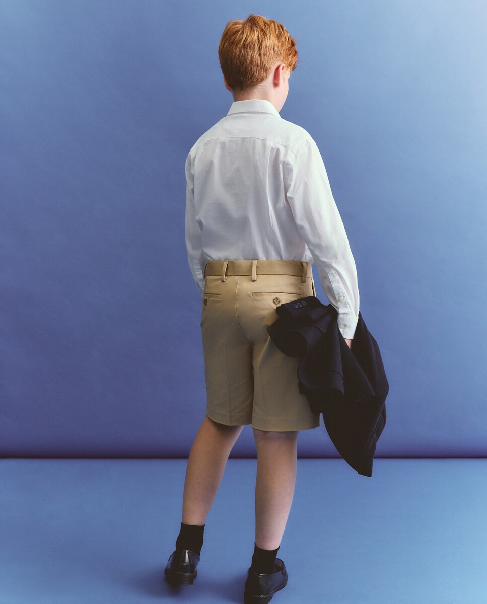 Bermudas Chino Clássicas 730 Camel-4