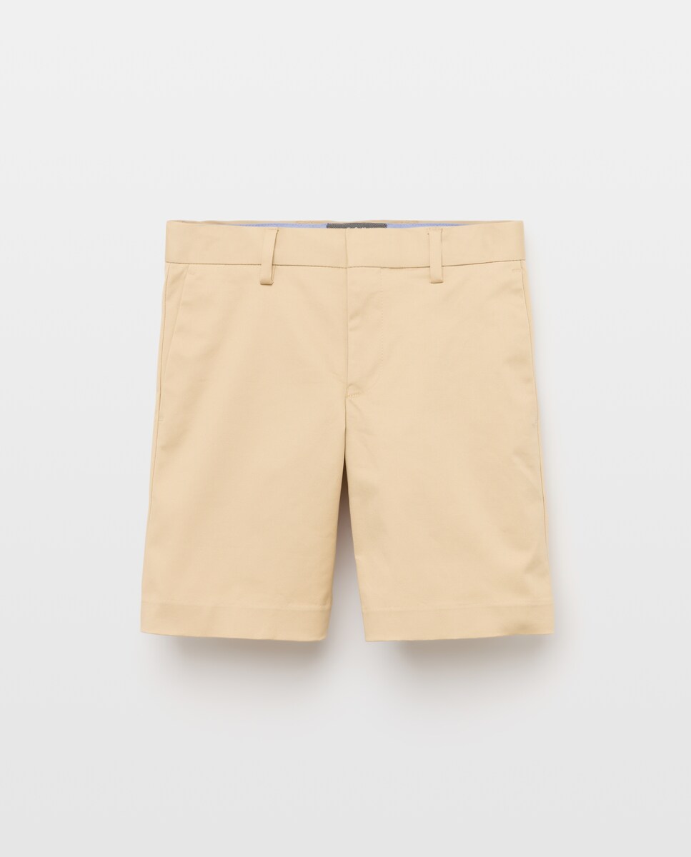 Bermudas Chino Clássicas 730 Camel-5