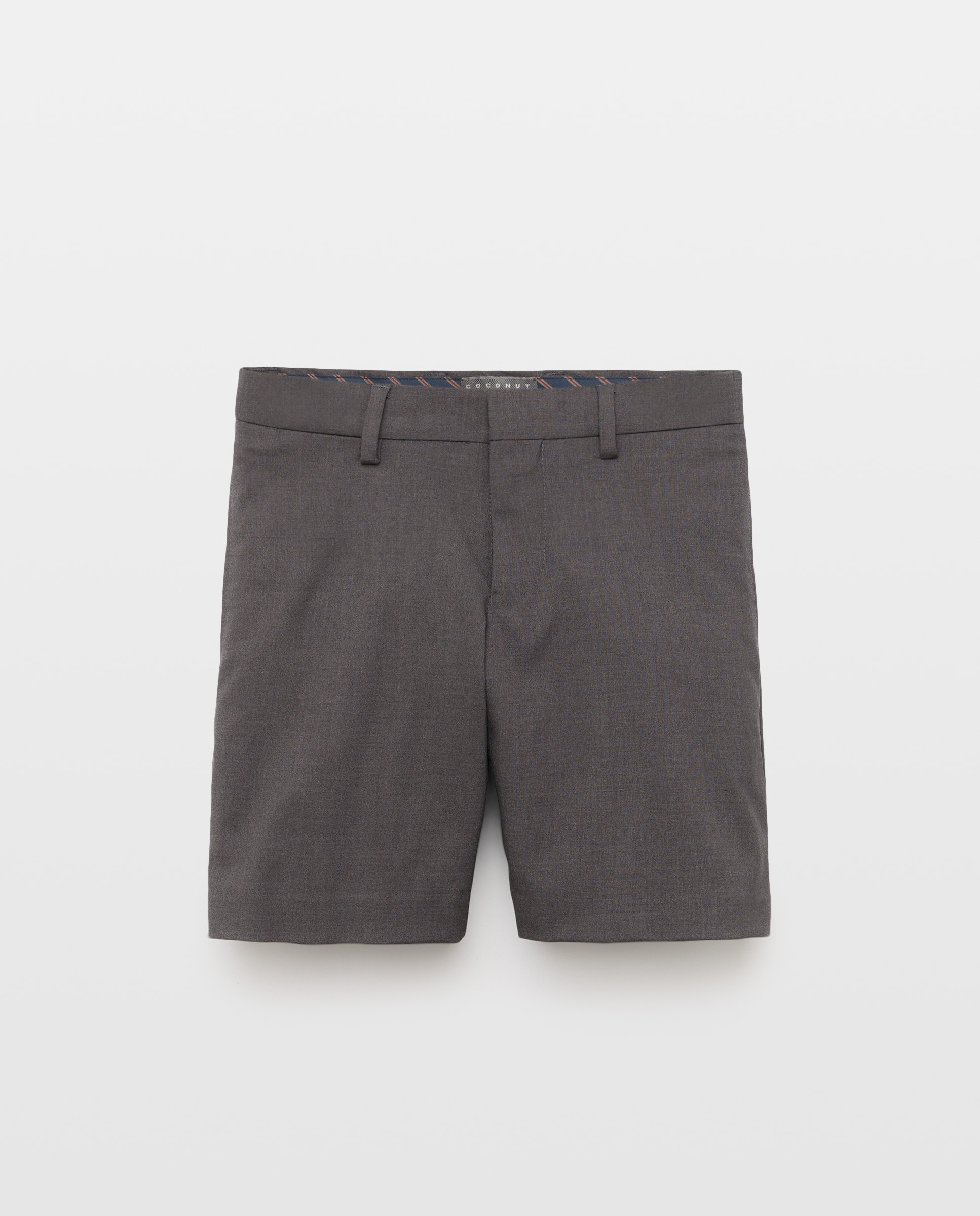 Bermudas Frescas de Lã Coconut El Corte Inglés 830 Antracite-4