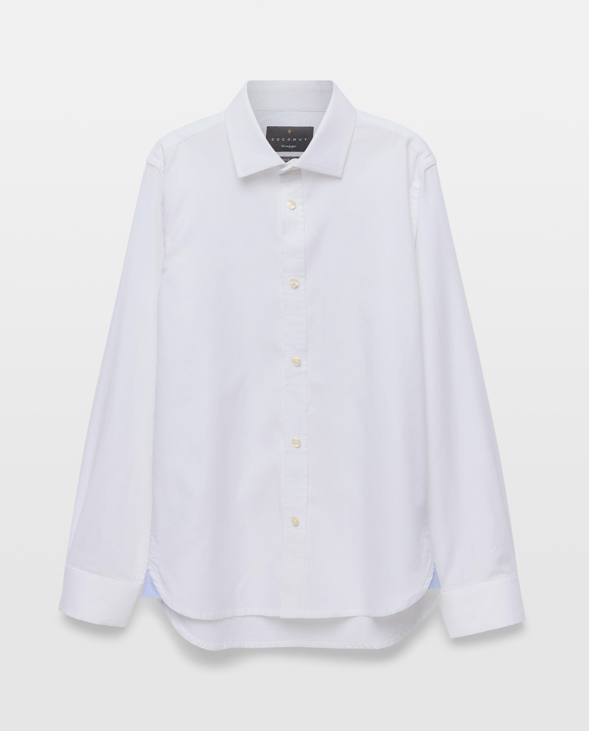 Camisa Oxford Clássica Lisa Branco-5