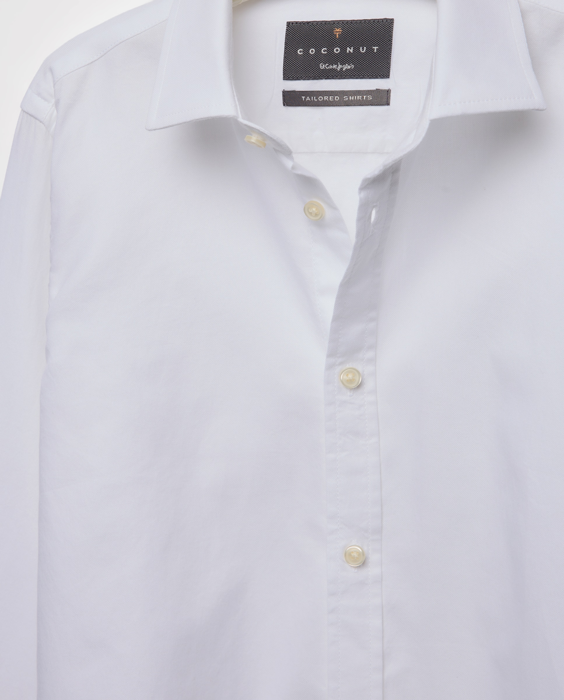 Camisa Oxford Clássica Lisa Branco-6
