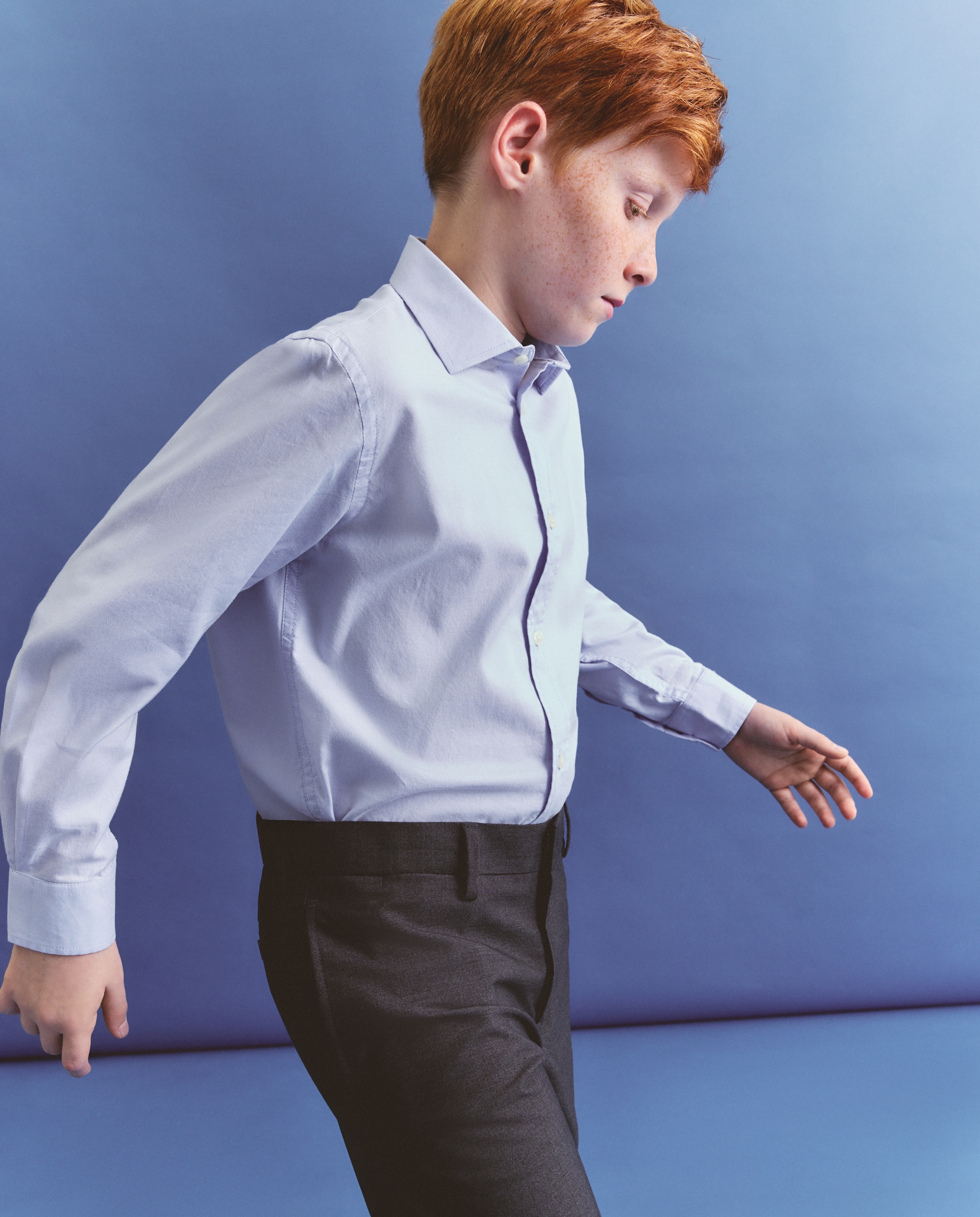 Camisa Oxford Clássica Lisa Coconut El Corte Inglés 410 Azul Claro-2