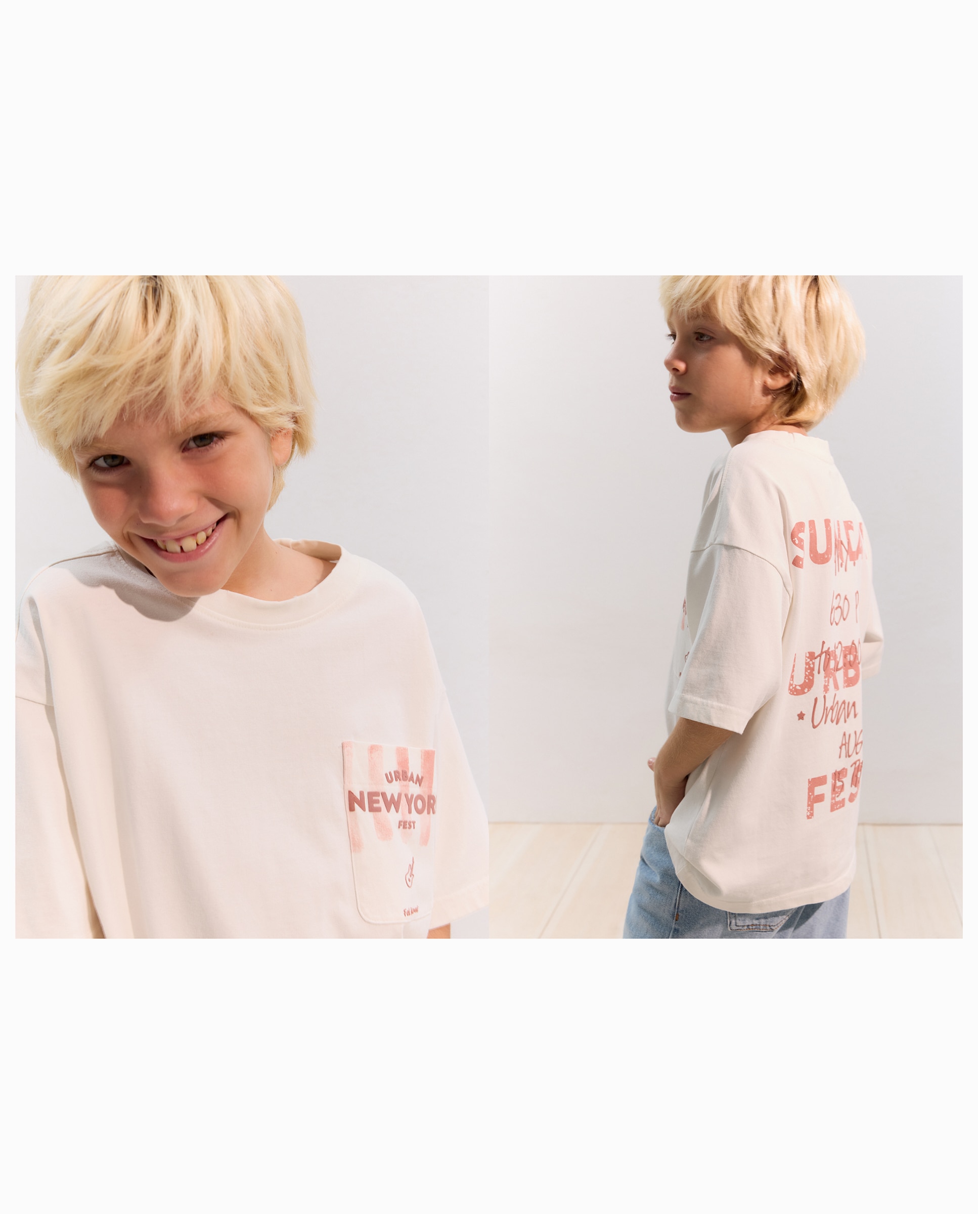 Imagem 0 de T-shirt de Manga Curta com Bolso Urban NY