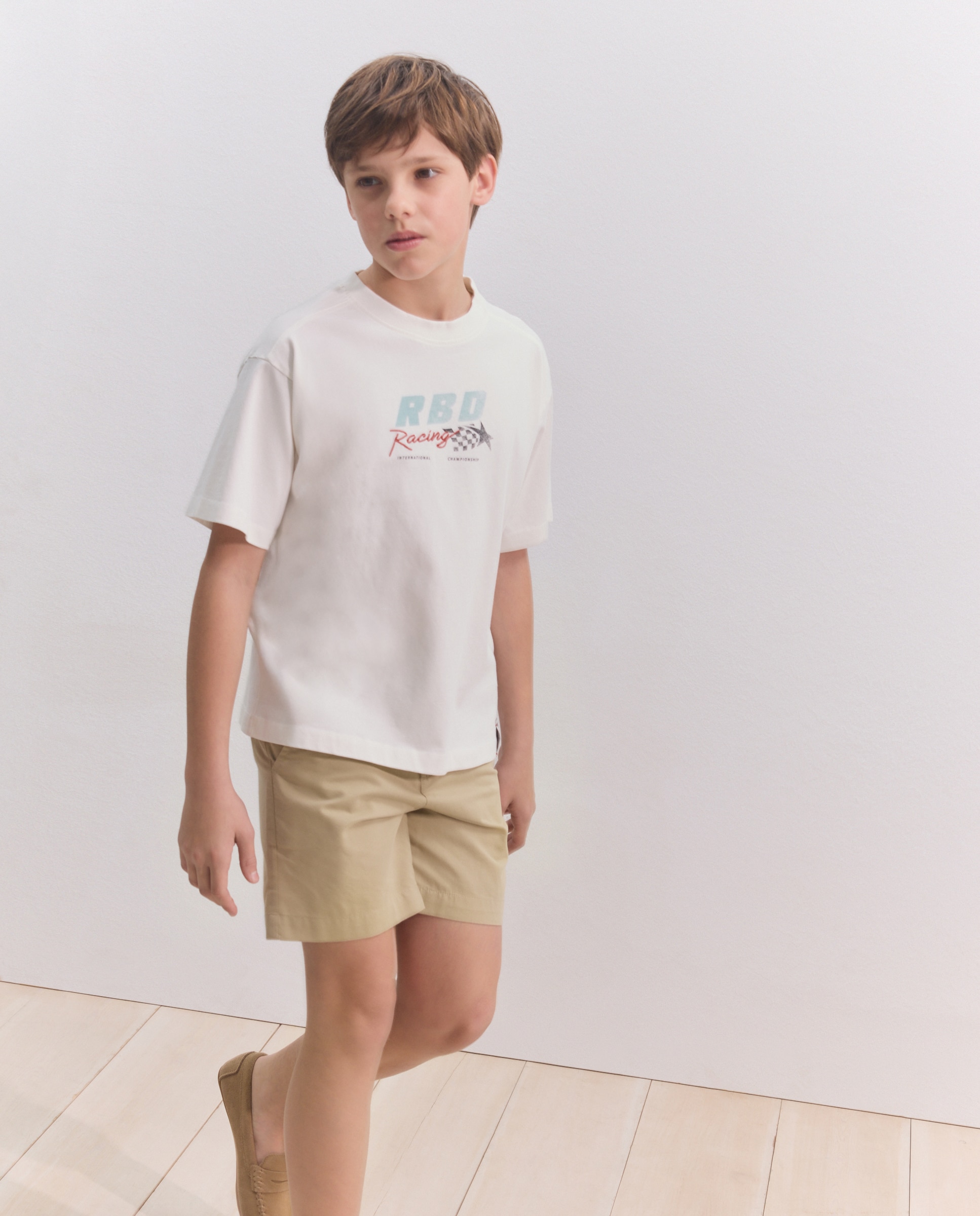 T-shirt de Manga Curta BRD Racing Coconut El Corte Inglés 120 Cru-1