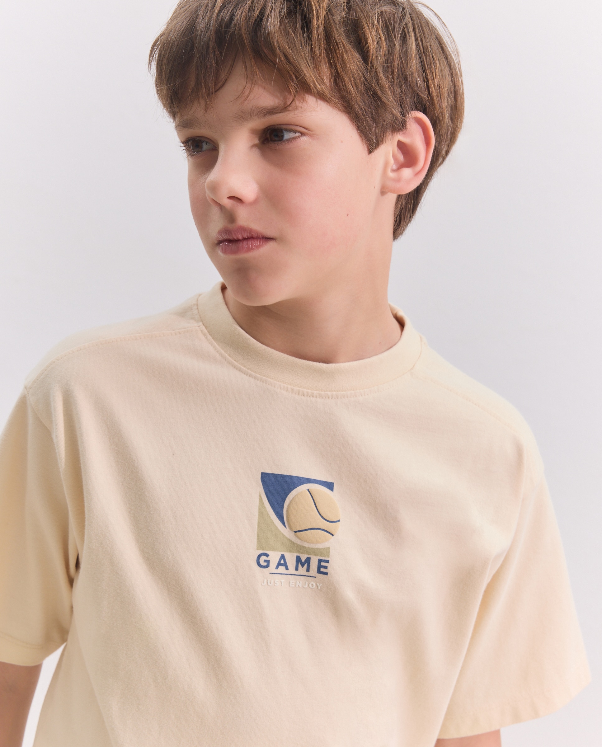 T-shirt de Manga Curta Game Just Enjoy Coconut El Corte Inglés 150 Baunilha-4
