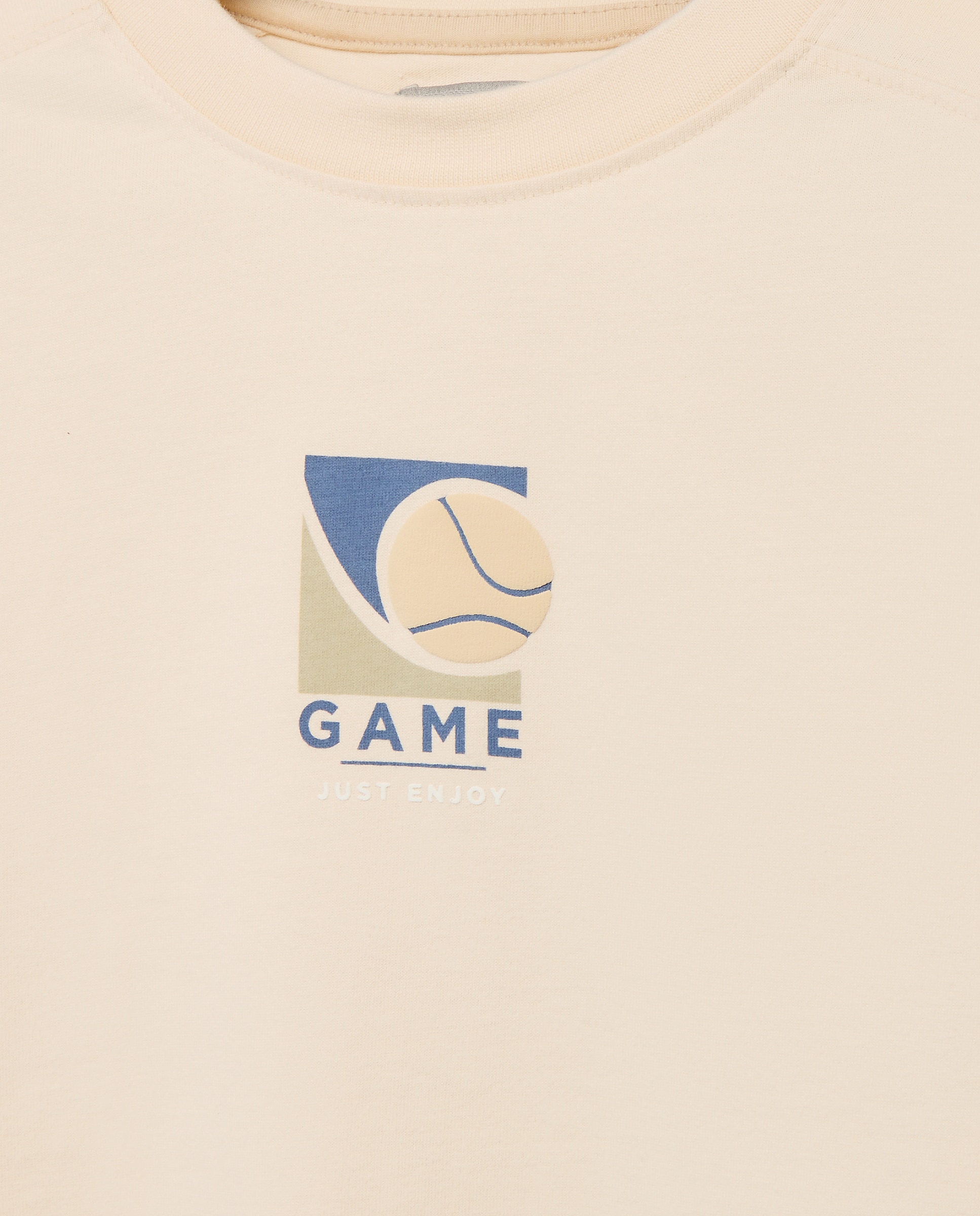 T-shirt de Manga Curta Game Just Enjoy Coconut El Corte Inglés 150 Baunilha-6