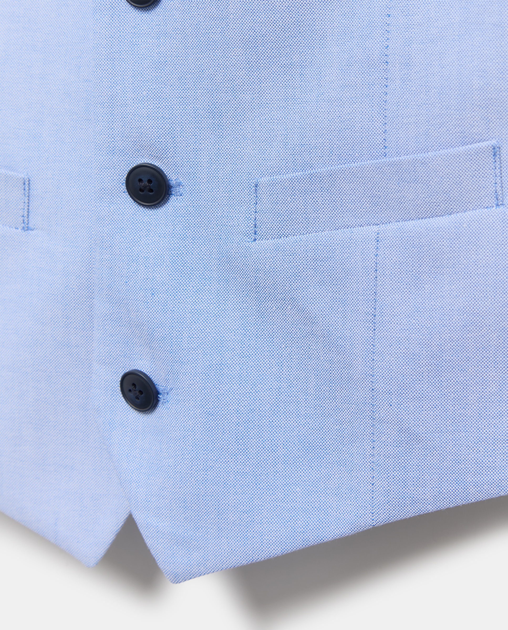 Colete Oxford Combinado 410 Azul Claro-3