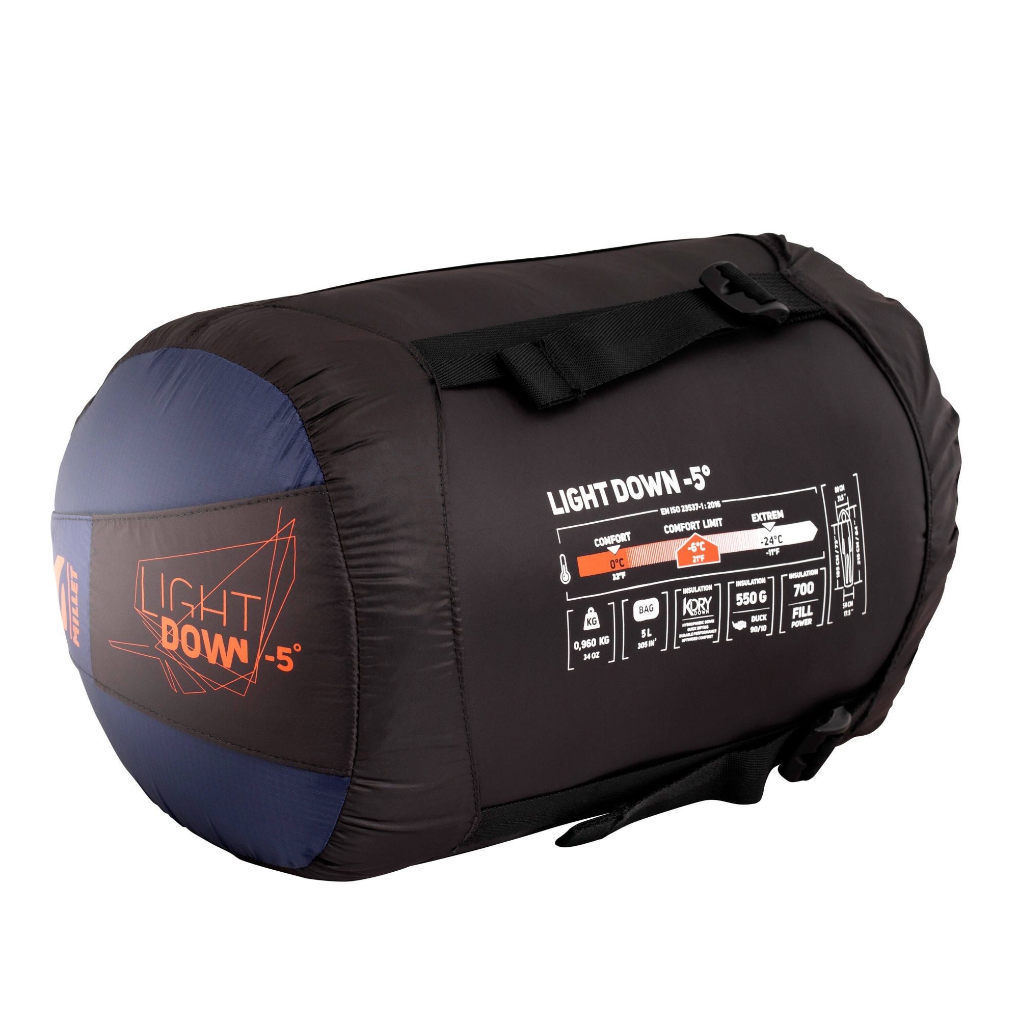 Saco de Dormir Light Down -5° Millet Azul-3