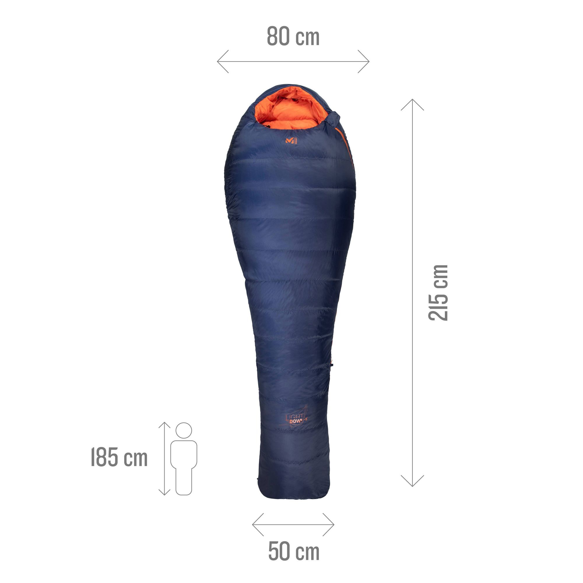 Saco de Dormir Light Down -5° Millet Azul-4