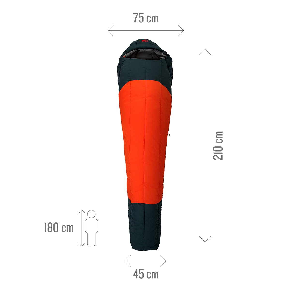 Sacos de Dormir Syntek -5 REG Vermelho / Preto-4