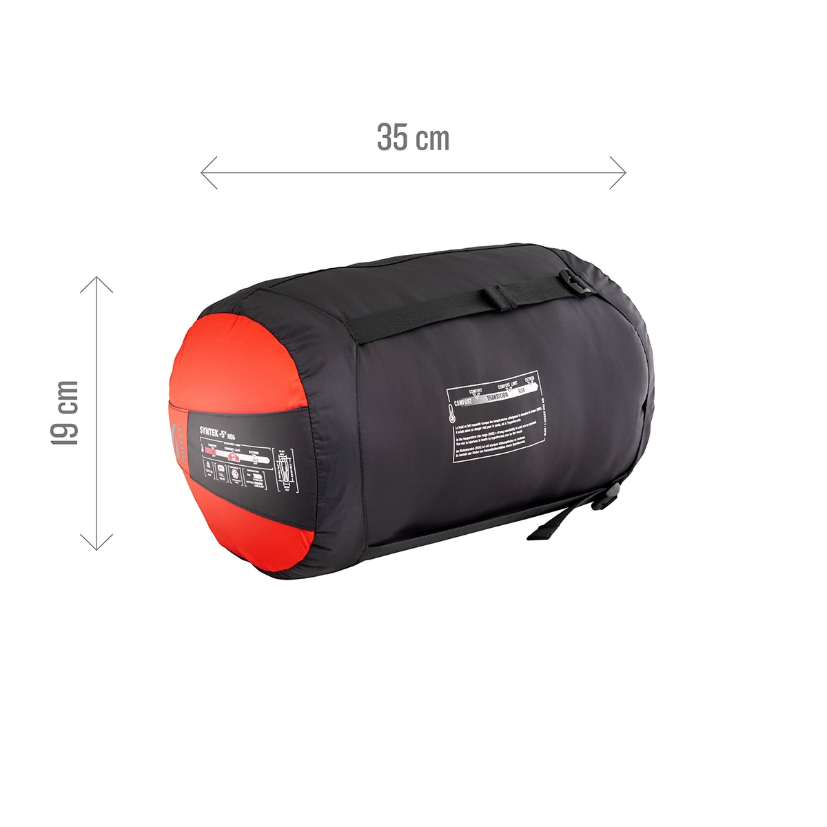 Sacos de Dormir Syntek -5 REG Vermelho / Preto-5