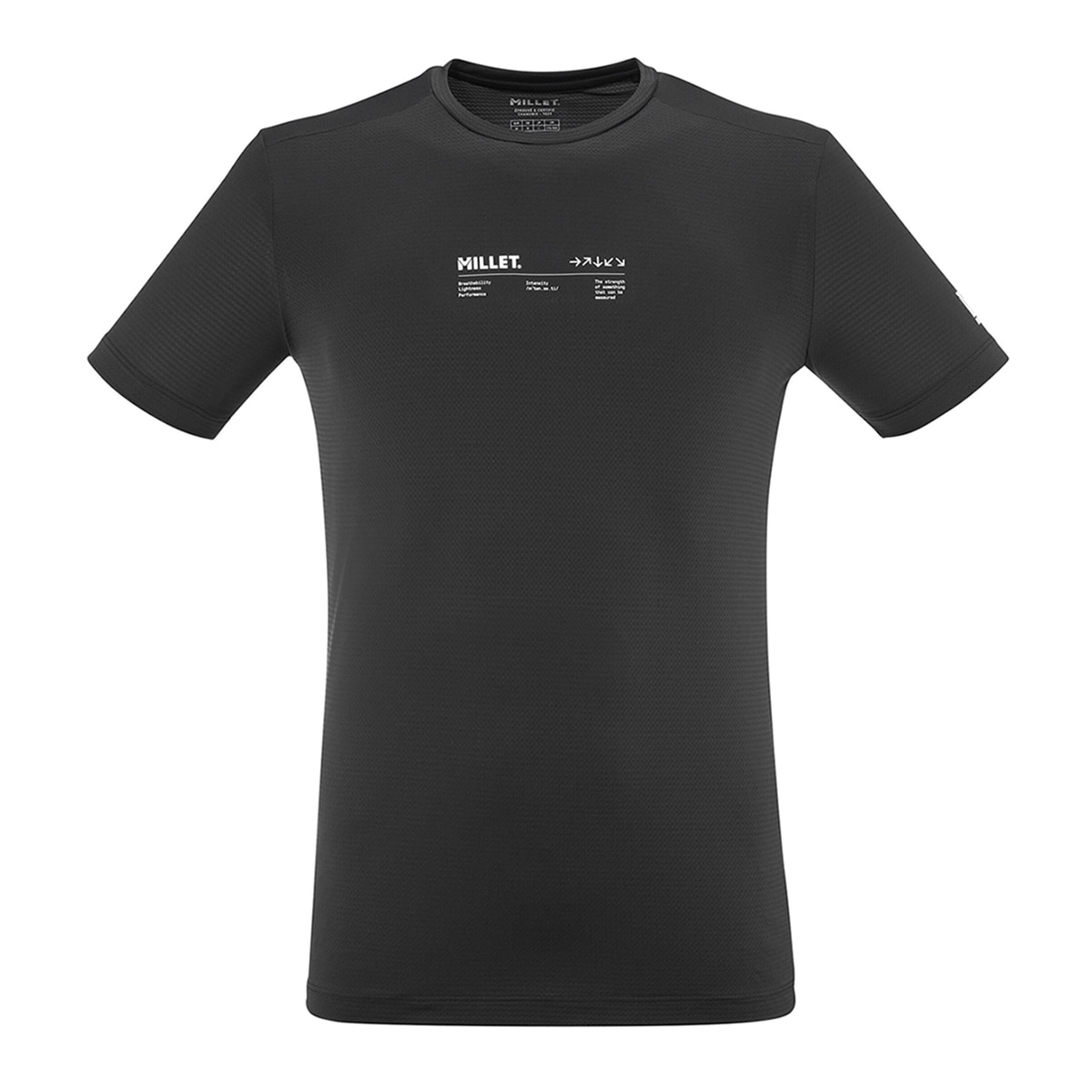 Camiseta de Hombre INTENSE ESSENTIAL TS SS M Millet - Negro Negro-1