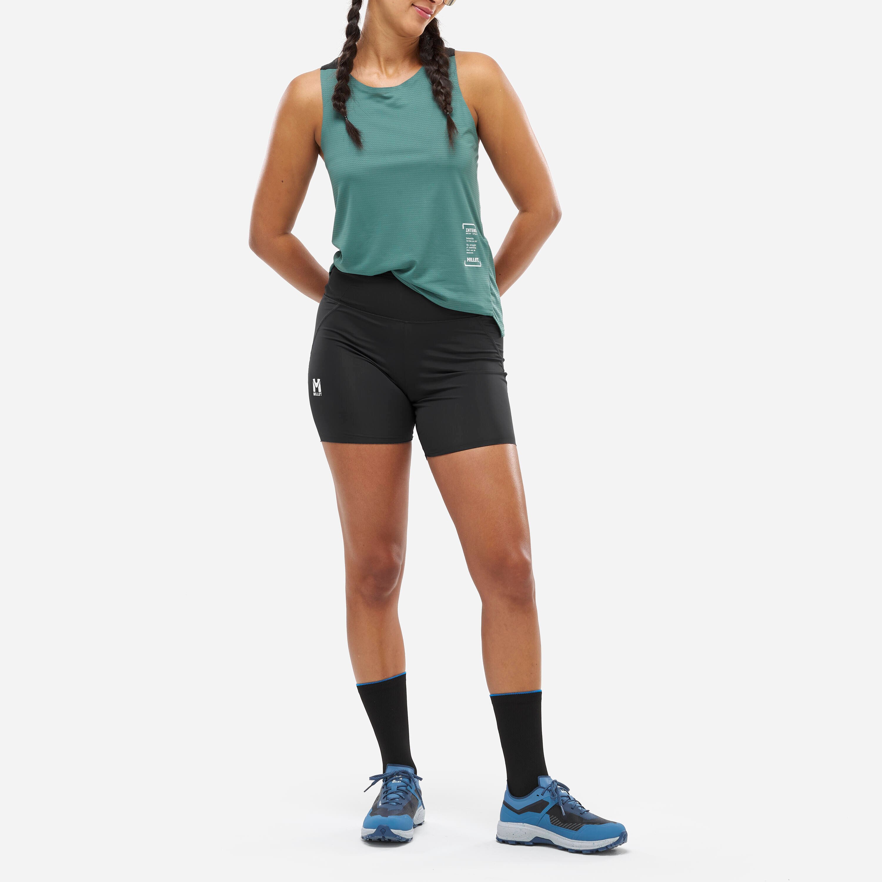 Shorts INTENSE LEGGING SHORT W Mujer - Negro Negro-2