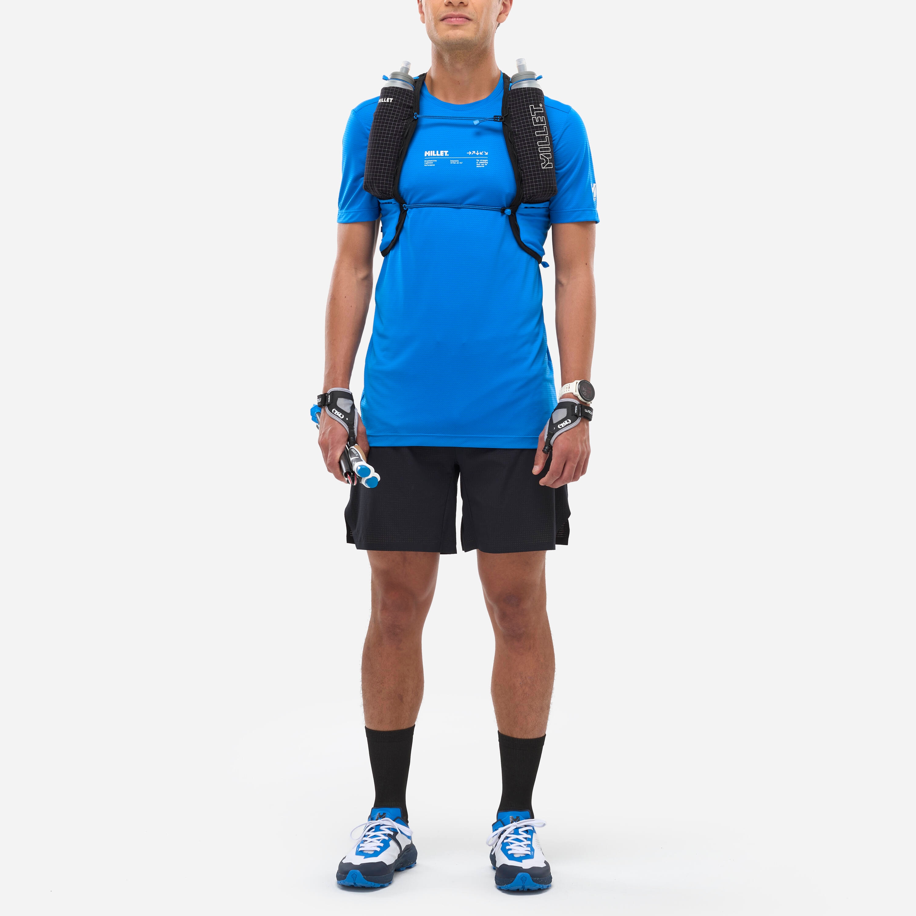 Camiseta de Hombre INTENSE ESSENTIAL TS SS M Millet - Azul Azul-2