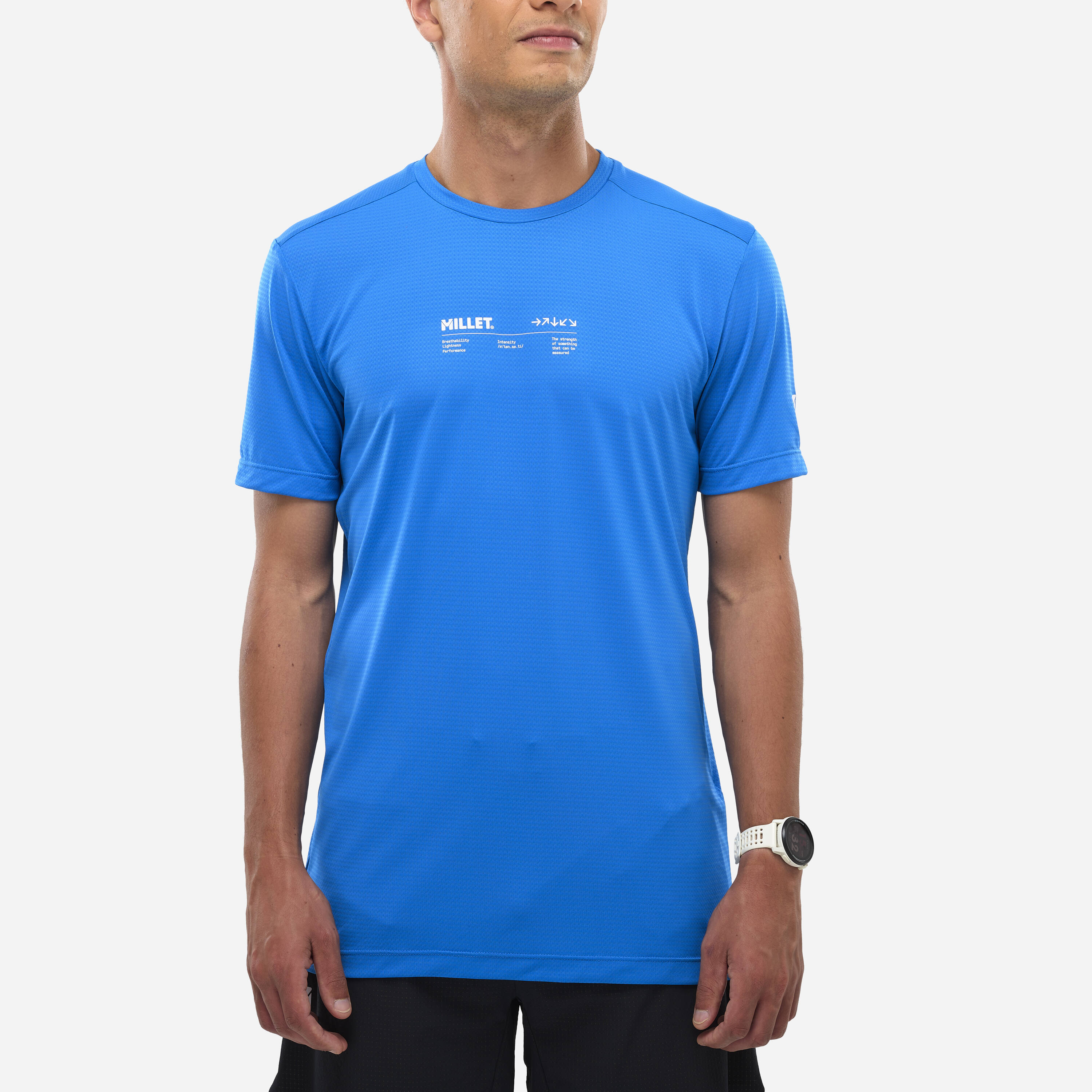 Camiseta de Hombre INTENSE ESSENTIAL TS SS M Millet - Azul Azul-3