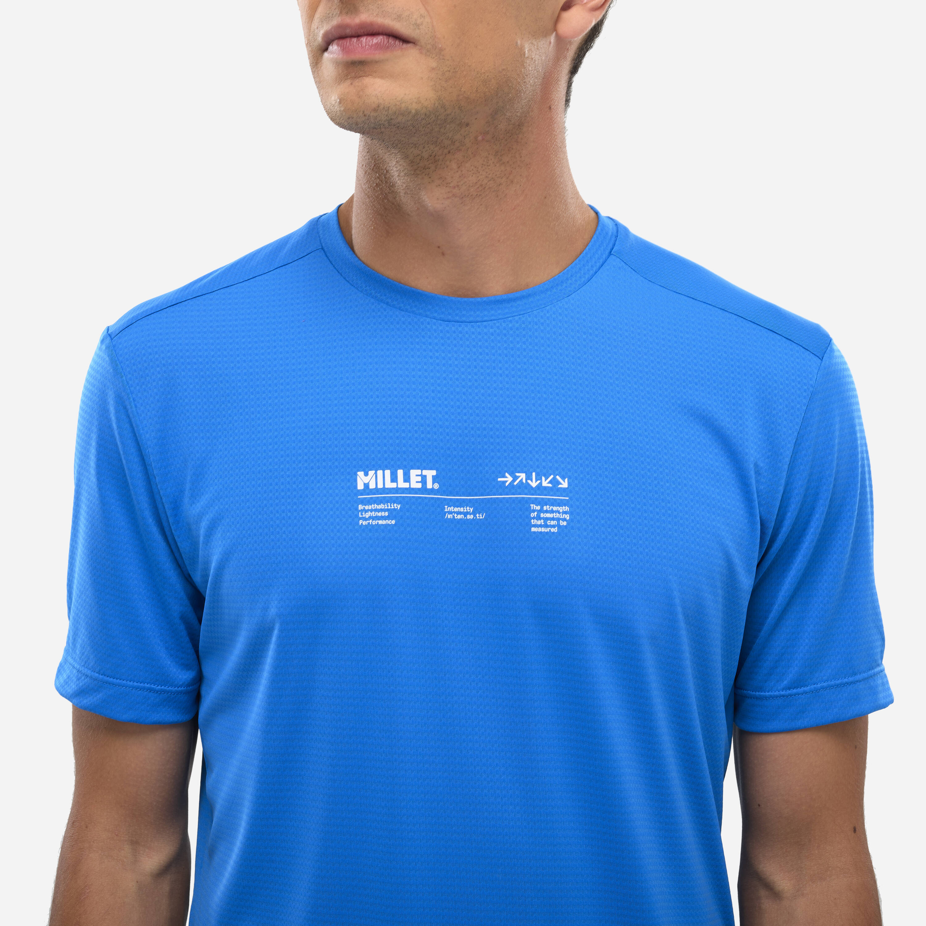 Camiseta de Hombre INTENSE ESSENTIAL TS SS M Millet - Azul Azul-5