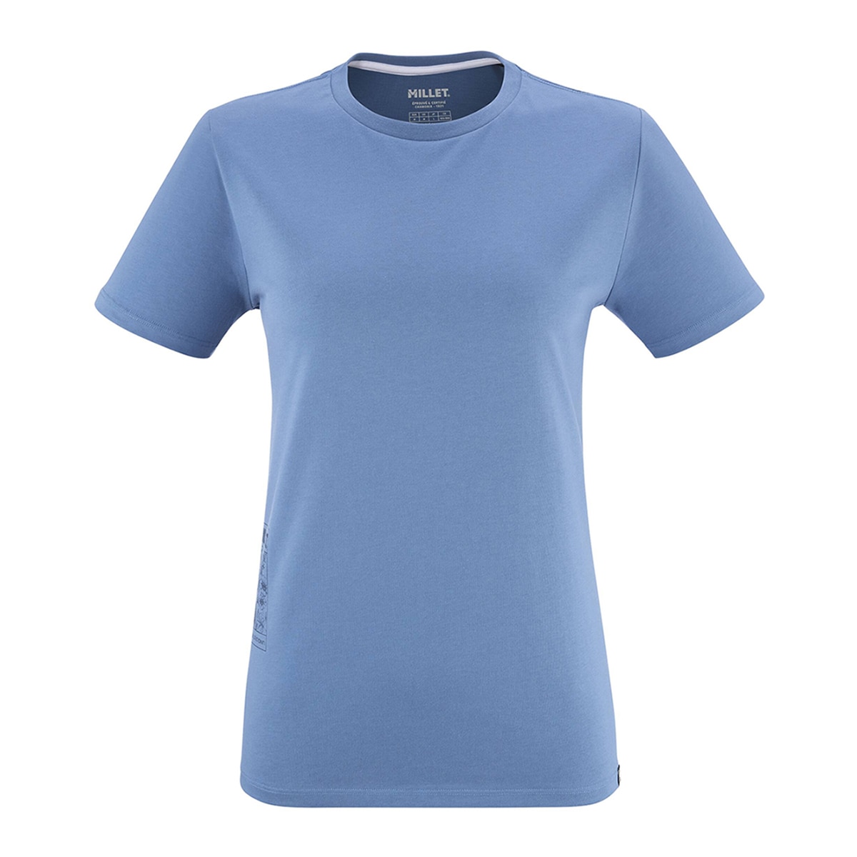 Camiseta de Mujer CHAMONIX FLOWER TS SS W Millet - Azul Azul-1