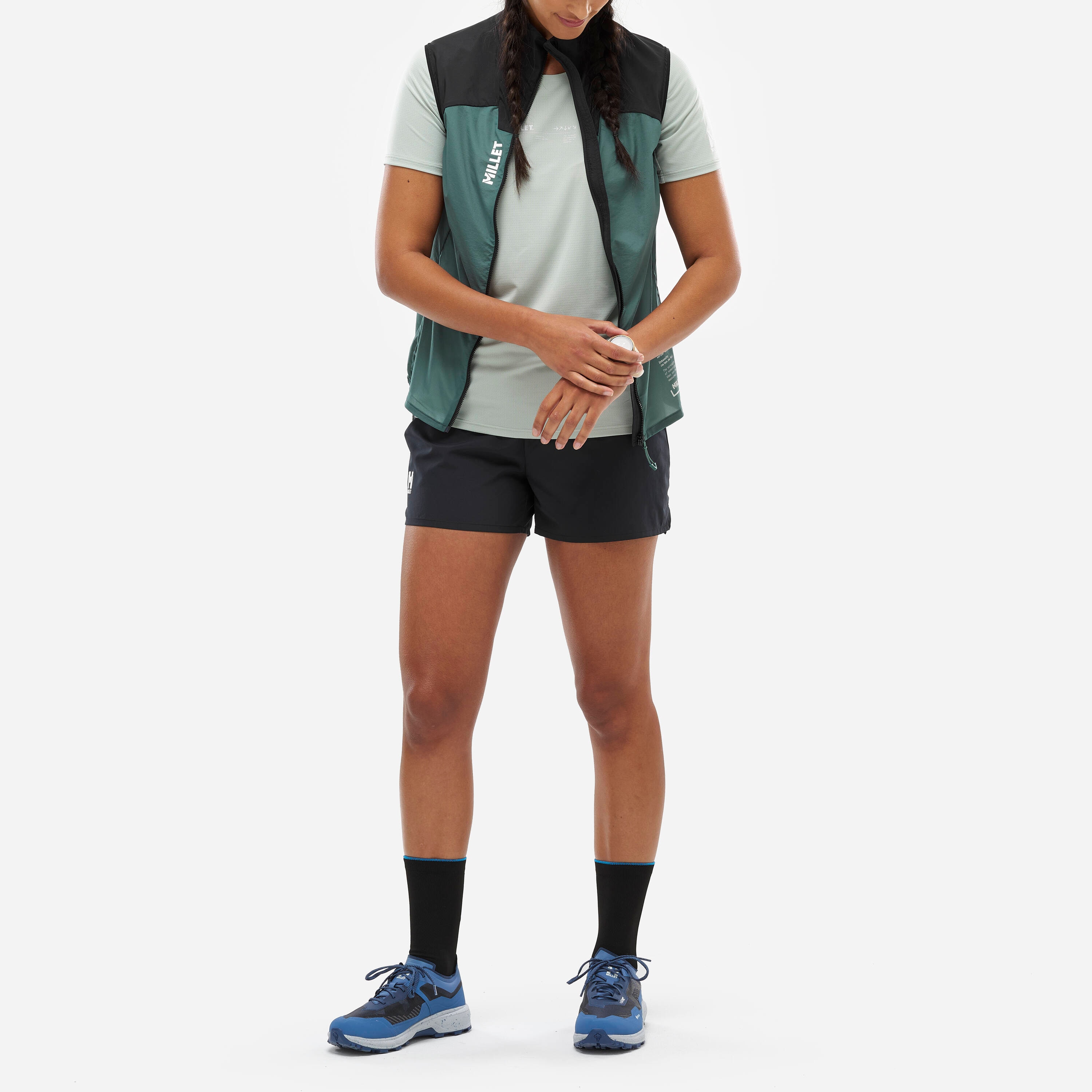 Chaleco INTENSE WINDBREAKER VEST W Mujer - Verde Verde-2