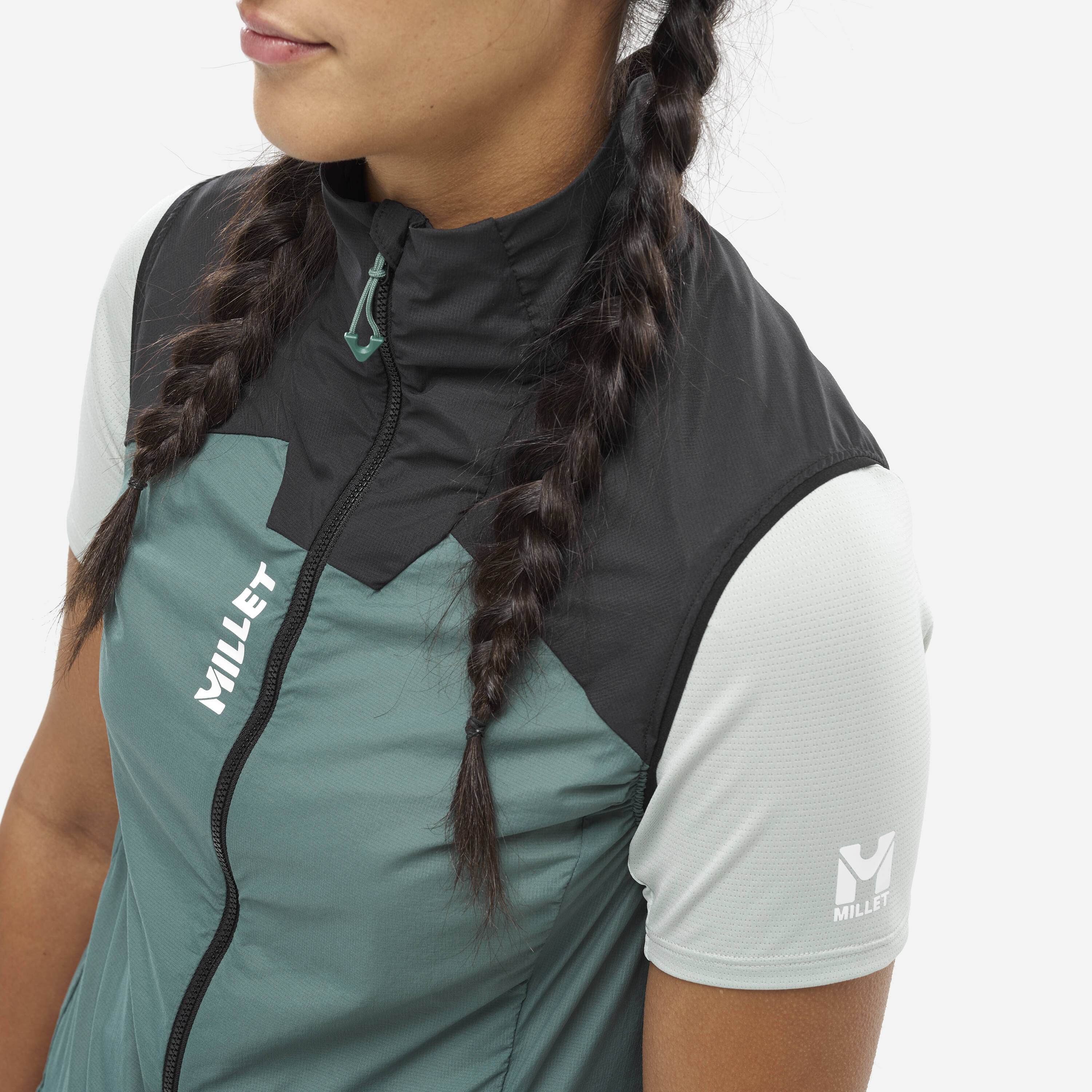 Chaleco INTENSE WINDBREAKER VEST W Mujer - Verde Verde-5