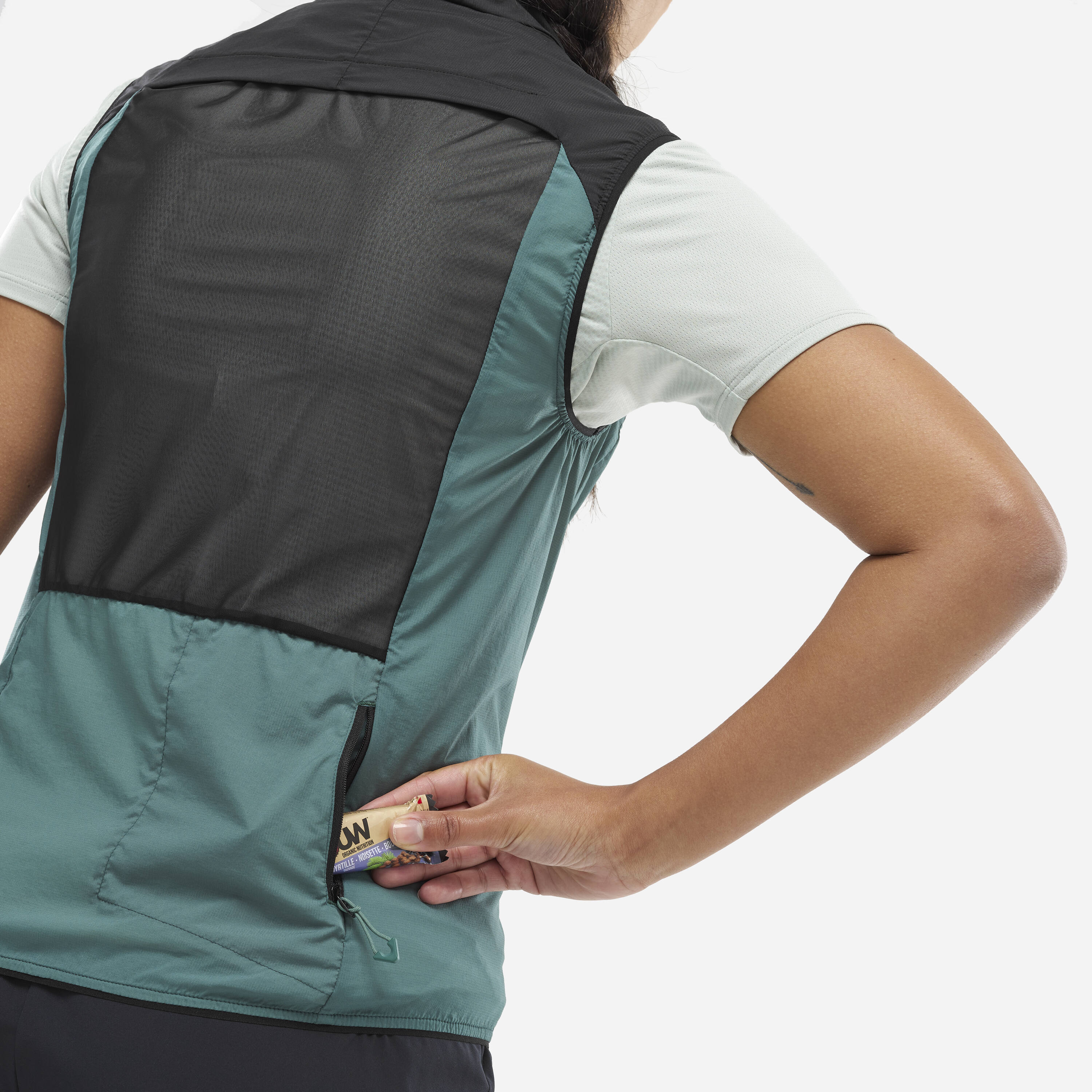 Chaleco INTENSE WINDBREAKER VEST W Mujer - Verde Verde-6